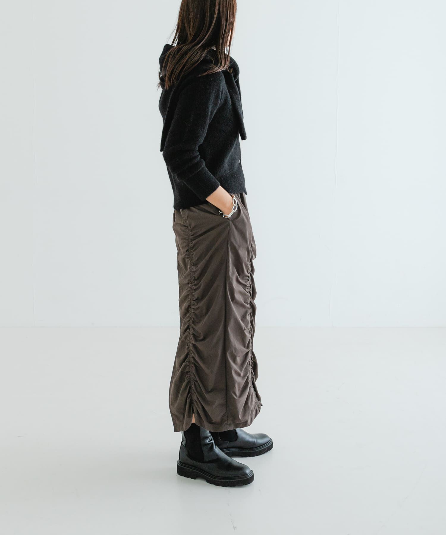 URBAN RESEARCH「シャーリングギャザースカート」|スカート|