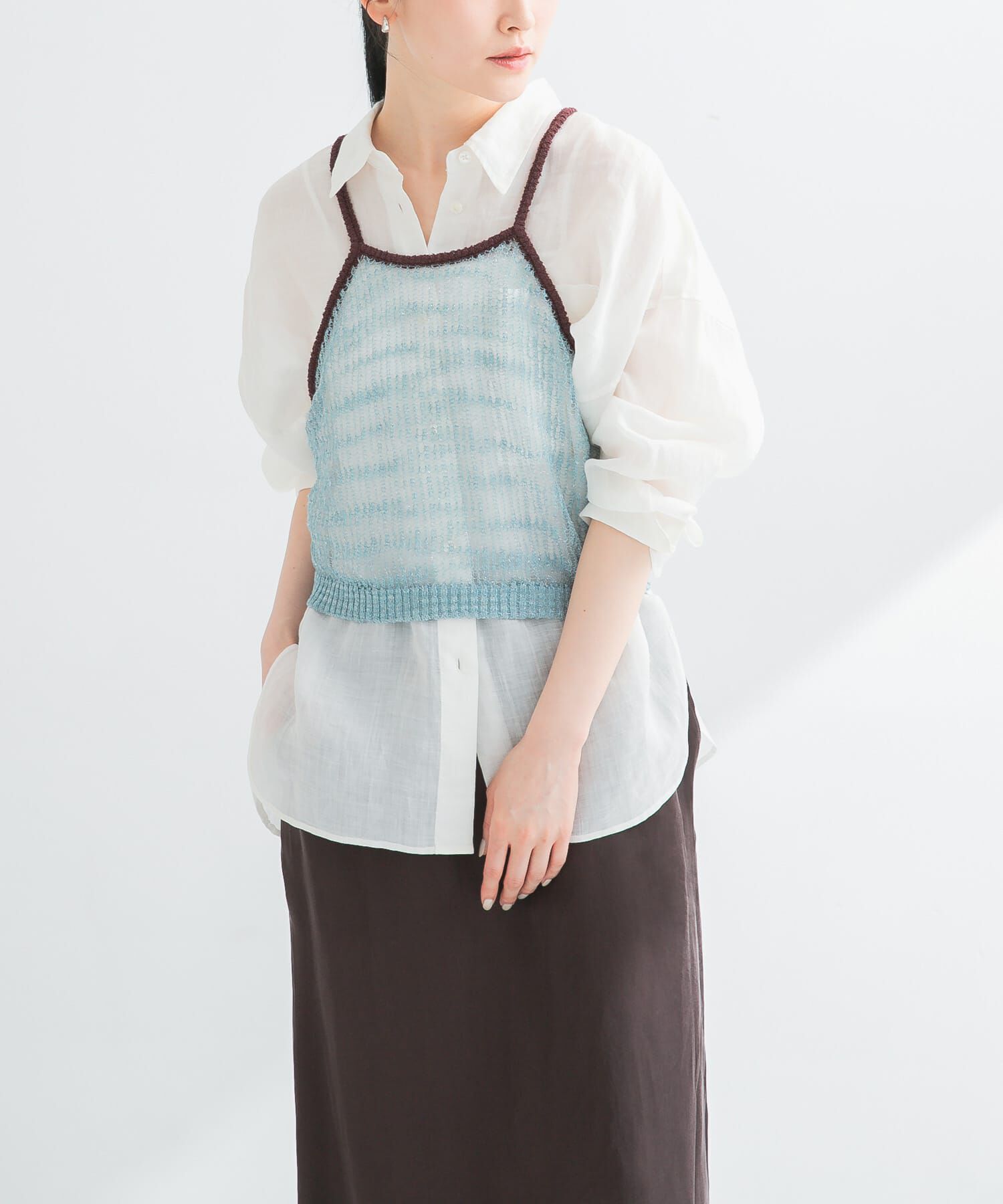 URBAN RESEARCH「シアーラメキャミソール」|キャミソール|