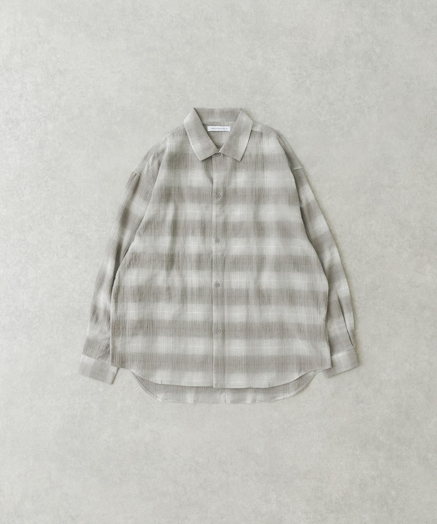 URBAN RESEARCH「オンブレーチェックシャツ」|シャツ・ブラウス|