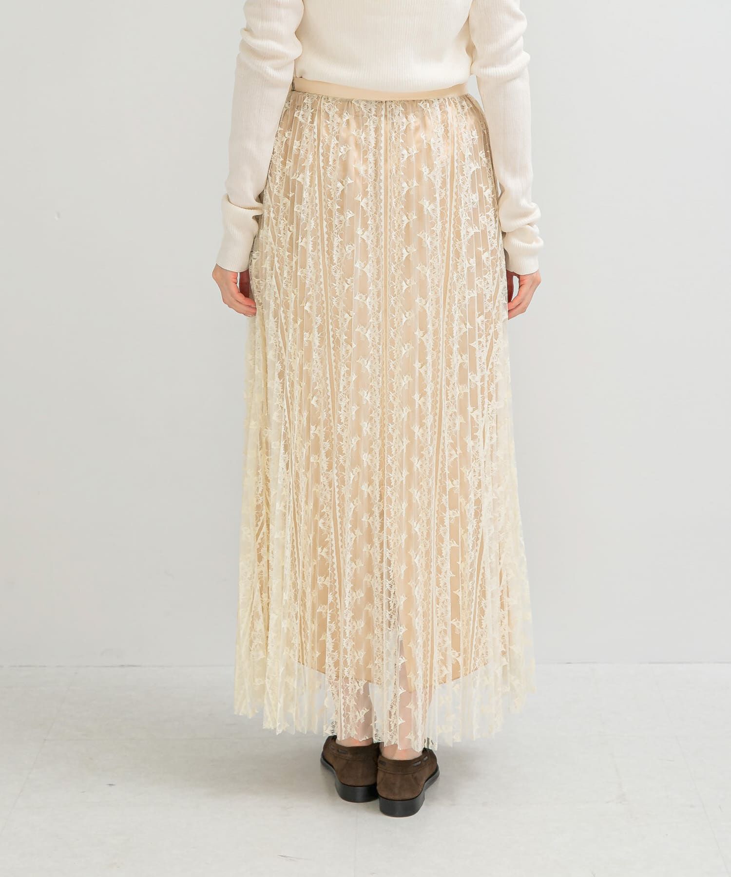 URBAN RESEARCH ROSSO「2WAYレイヤードレーススカート」|スカート|