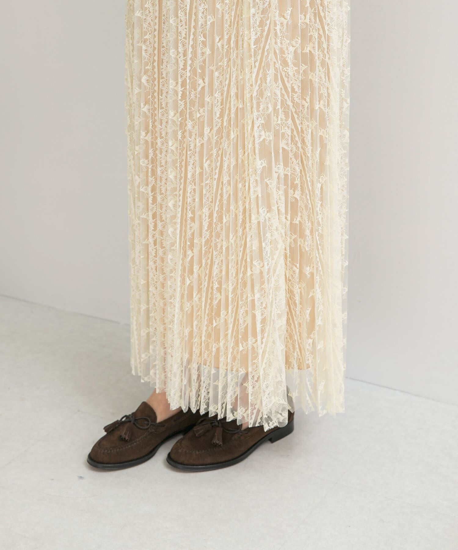 URBAN RESEARCH ROSSO「2WAYレイヤードレーススカート」|スカート|