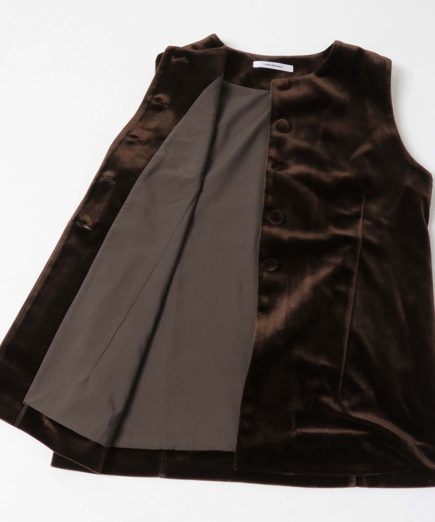 URBAN RESEARCH「ベロアジレ」|ベスト・ジレ|