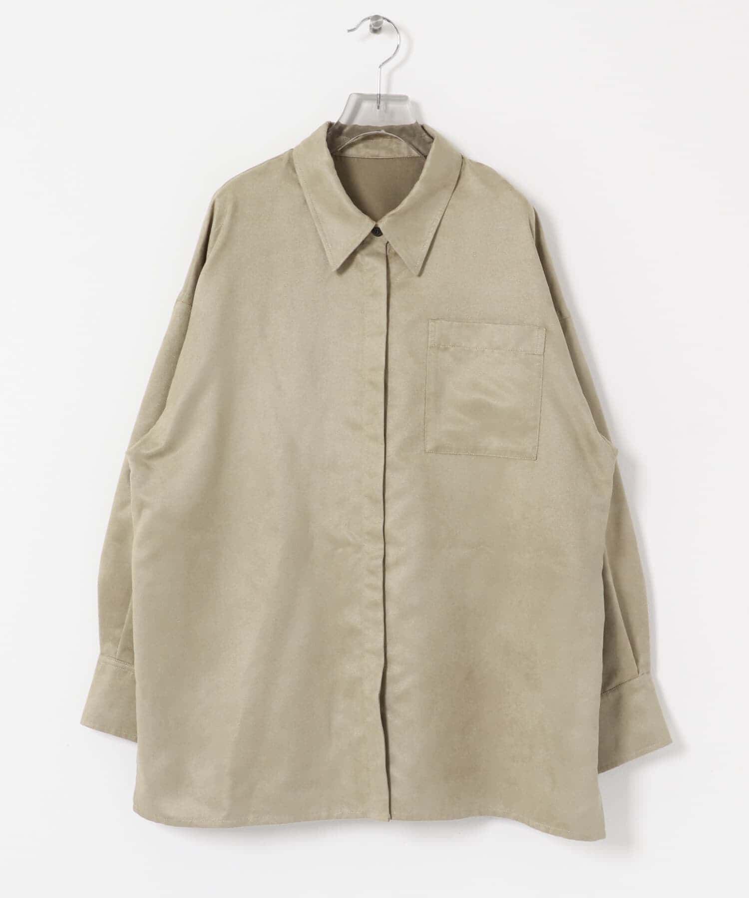 URBAN RESEARCH「スエードライクルーズシャツ」|シャツ・ブラウス|