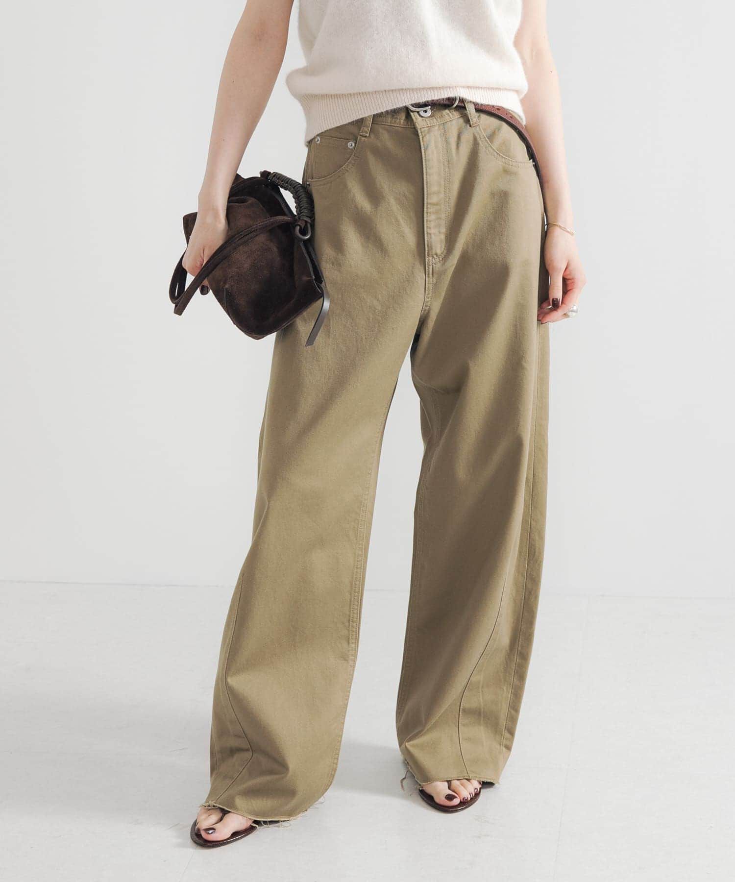 URBAN RESEARCH「コットンサテンカットオフカーブパンツ」|その他|