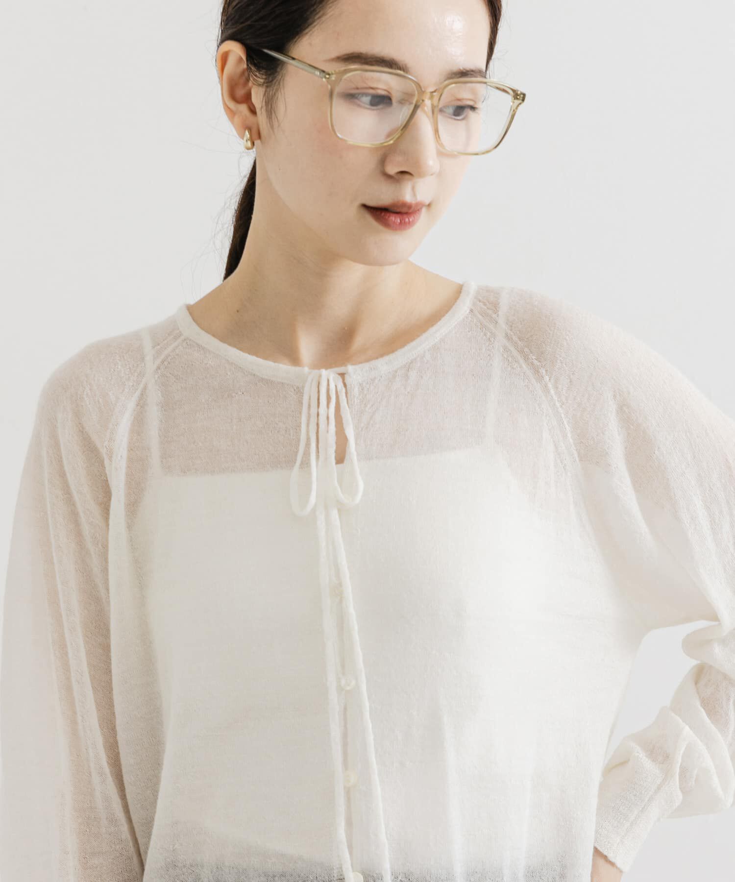 URBAN RESEARCH「ヘアリーショートカーディガン」|カーディガン|