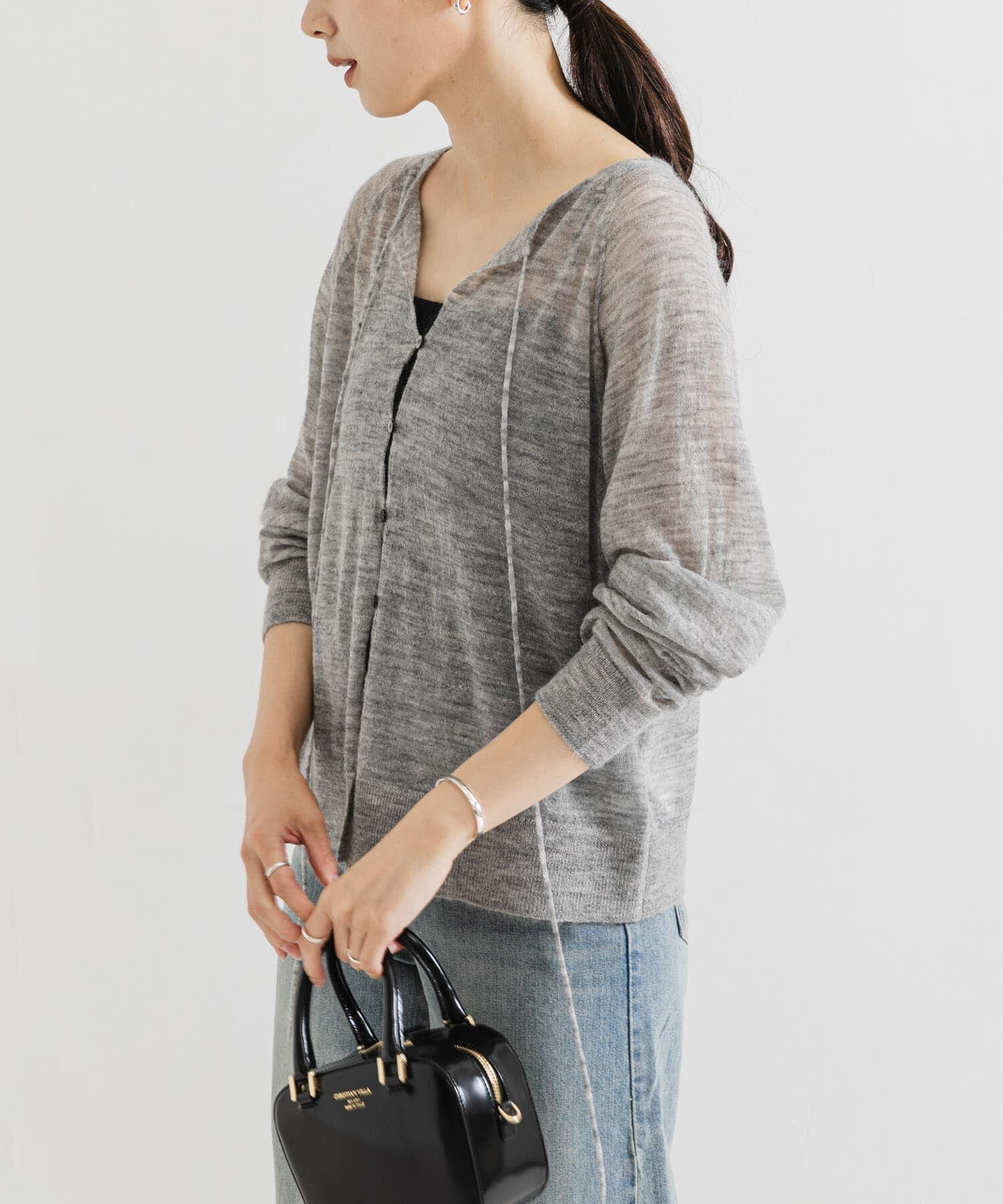 URBAN RESEARCH「ヘアリーショートカーディガン」|カーディガン|