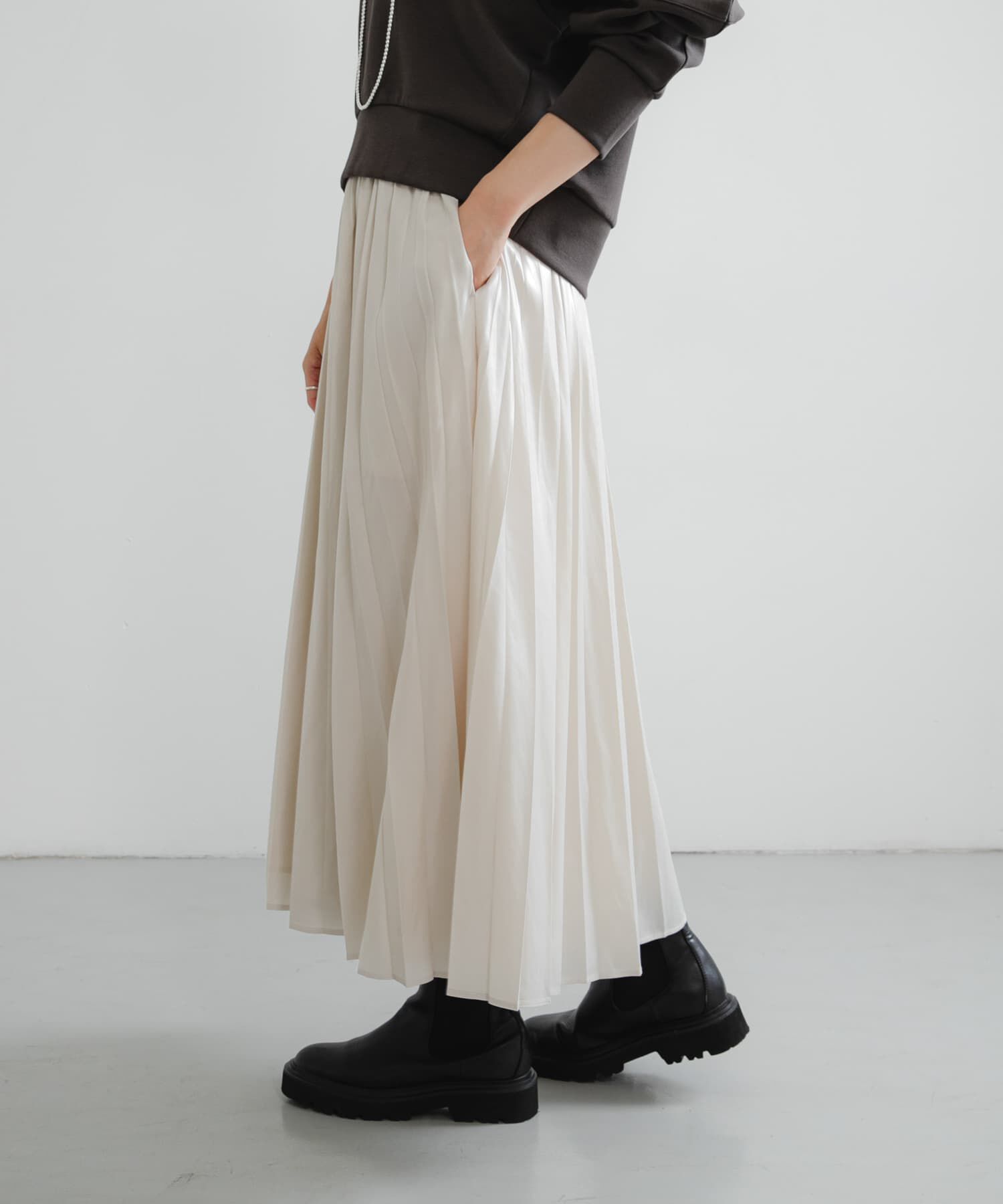 URBAN RESEARCH「チンツプリーツスカート」|スカート|