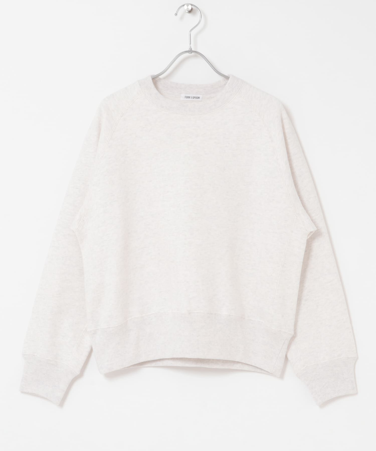 URBAN RESEARCH DOORS「FORK&SPOON　リサイクルコットン裏毛クルーネックスウェット」|スウェット・ジャージ|