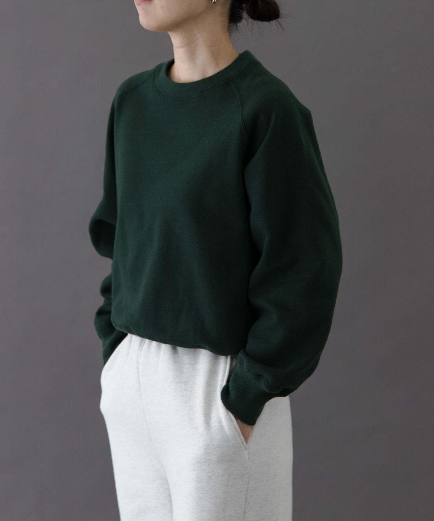 URBAN RESEARCH DOORS「FORK&SPOON　リサイクルコットン裏毛クルーネックスウェット」|スウェット・ジャージ|
