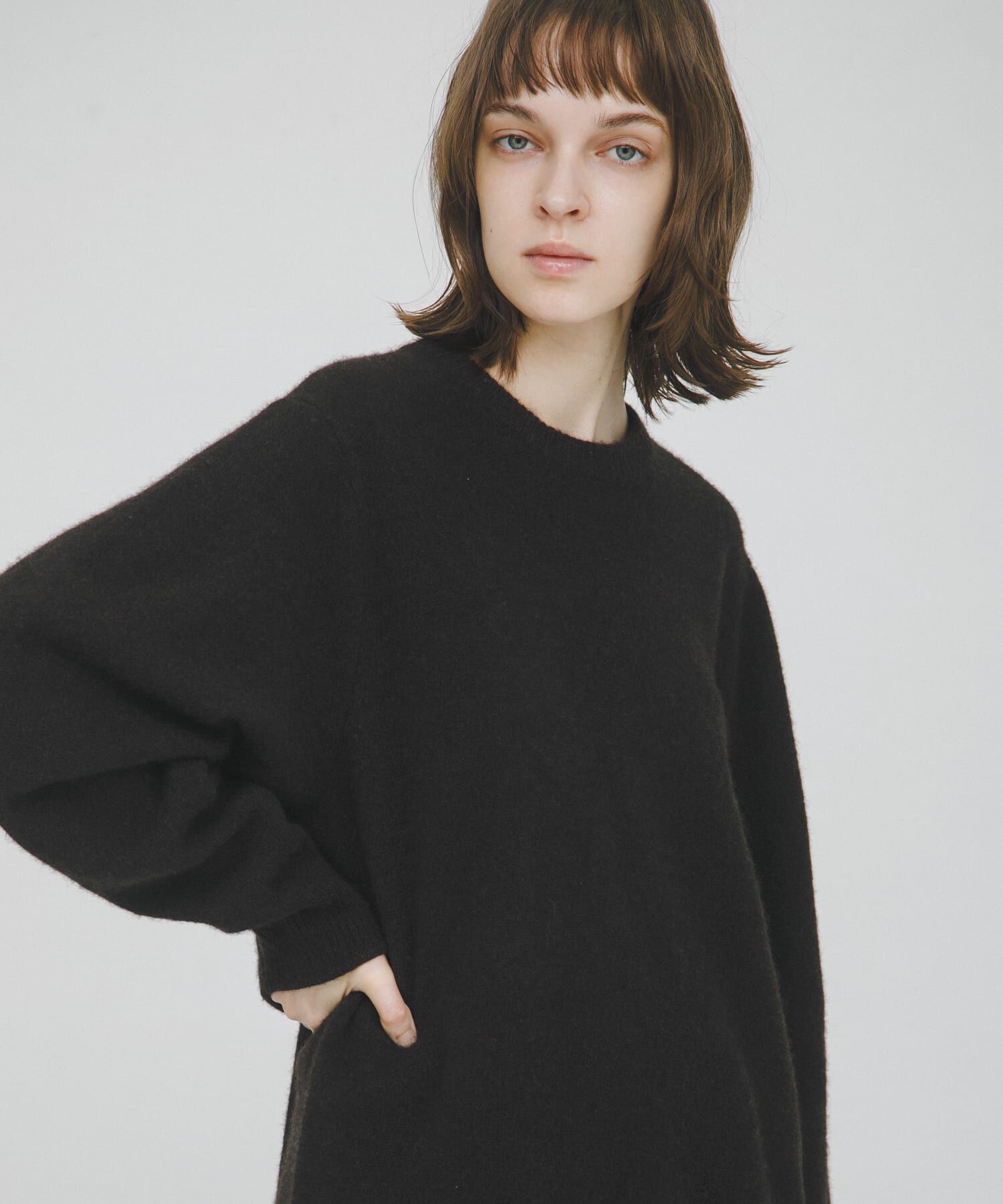 LAATO「yak wool relax knit」|ニット・セーター|ブラウン