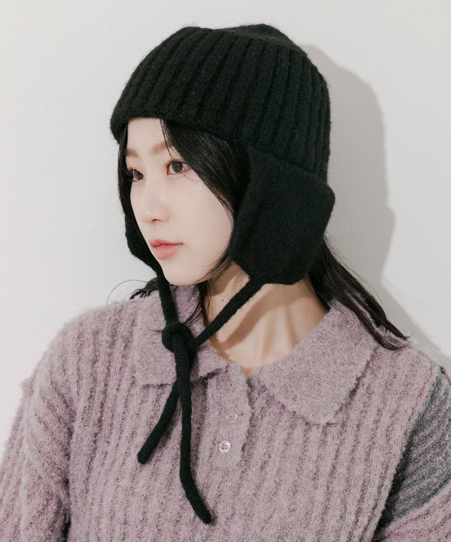 SMELLY「イヤーフラップニットキャップ」|ニット帽|