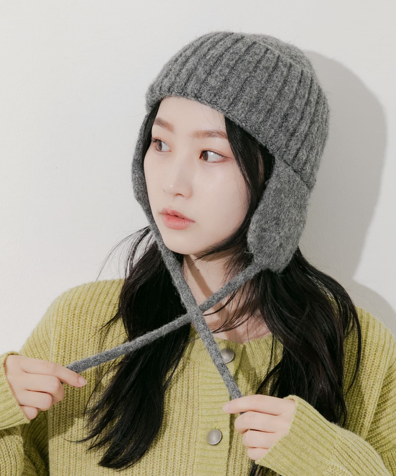 SMELLY「イヤーフラップニットキャップ」|ニット帽|