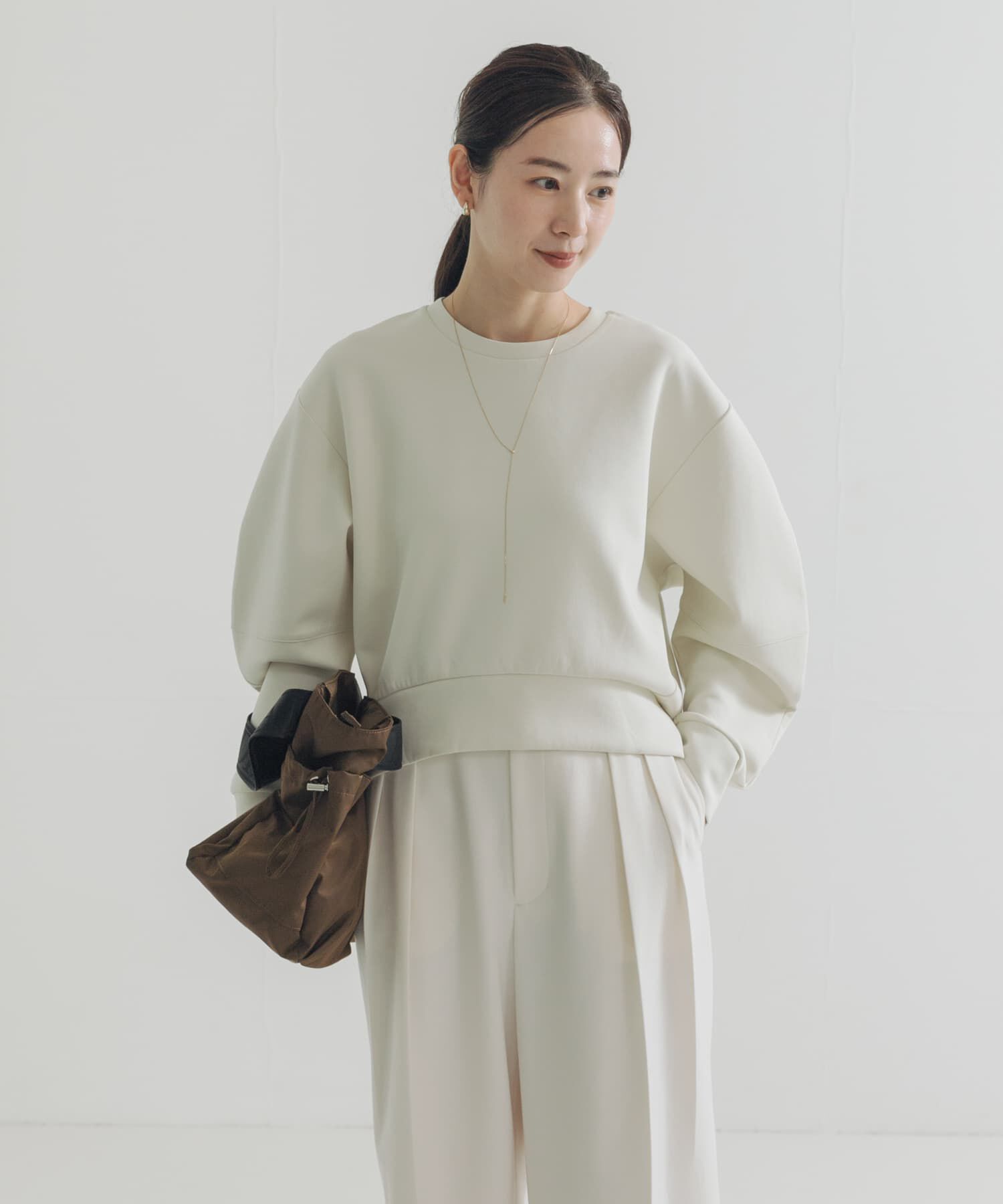 URBAN RESEARCH「ボリュームスリーブダンボールトップス」|スウェット・ジャージ|