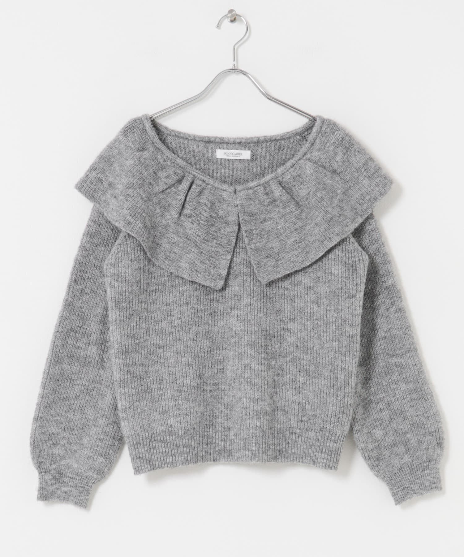 Sonny Label 「『WEB限定』フリルカラーアゼニット」|ニット・セーター|