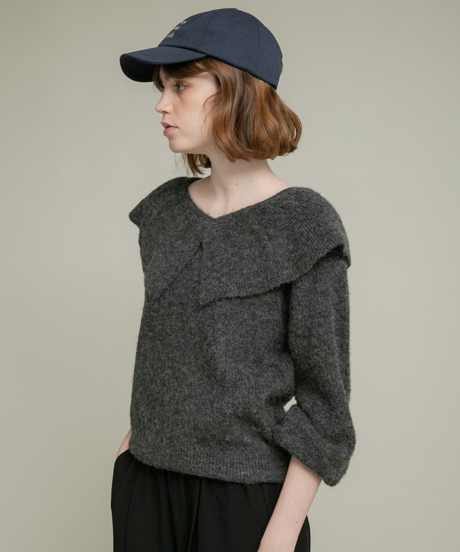 Sonny Label 「『WEB限定』フリルカラーアゼニット」|ニット・セーター|