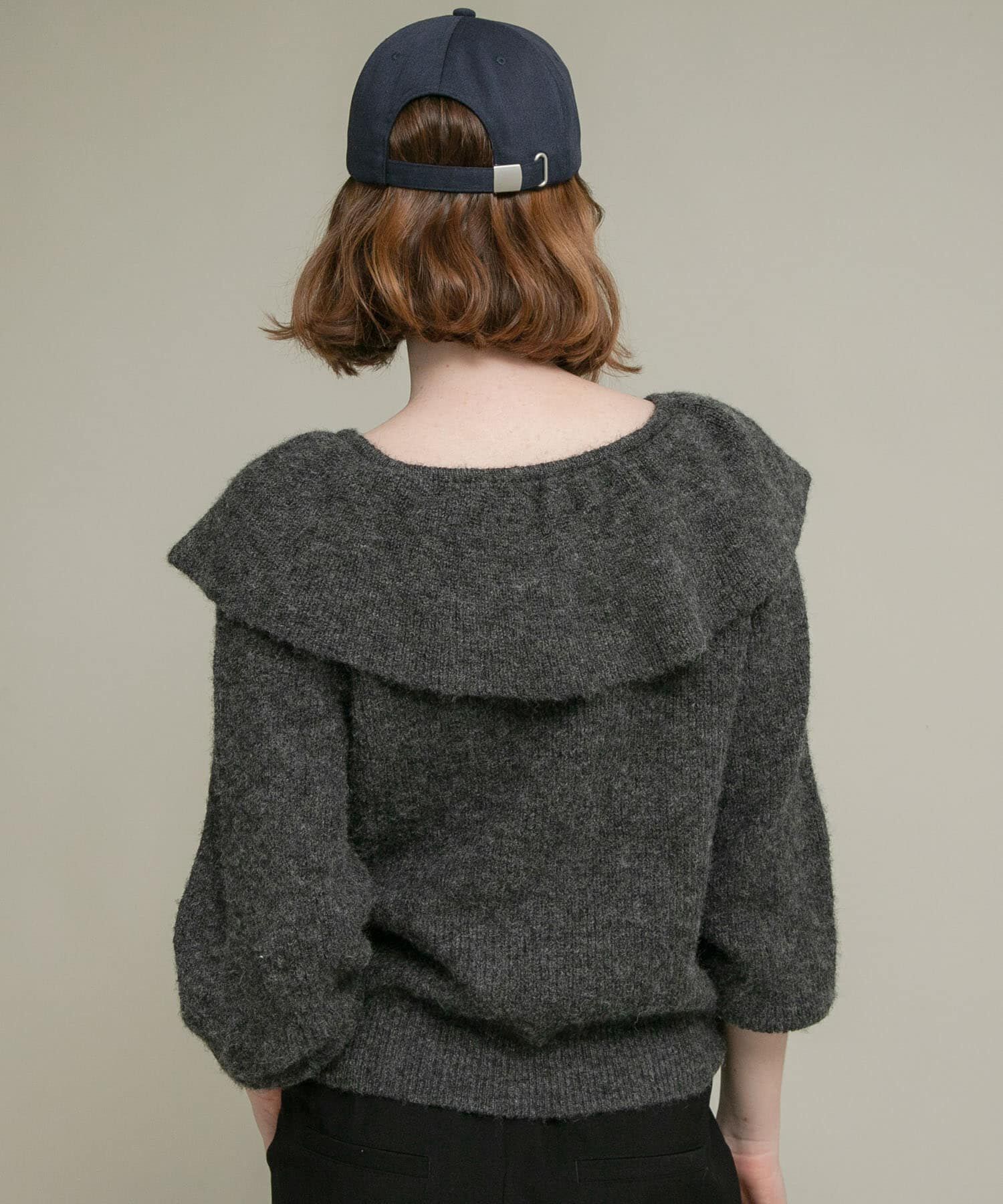 Sonny Label 「『WEB限定』フリルカラーアゼニット」|ニット・セーター|