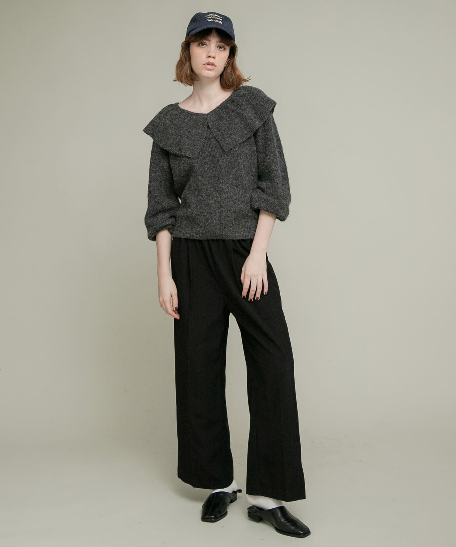 Sonny Label 「『WEB限定』フリルカラーアゼニット」|ニット・セーター|