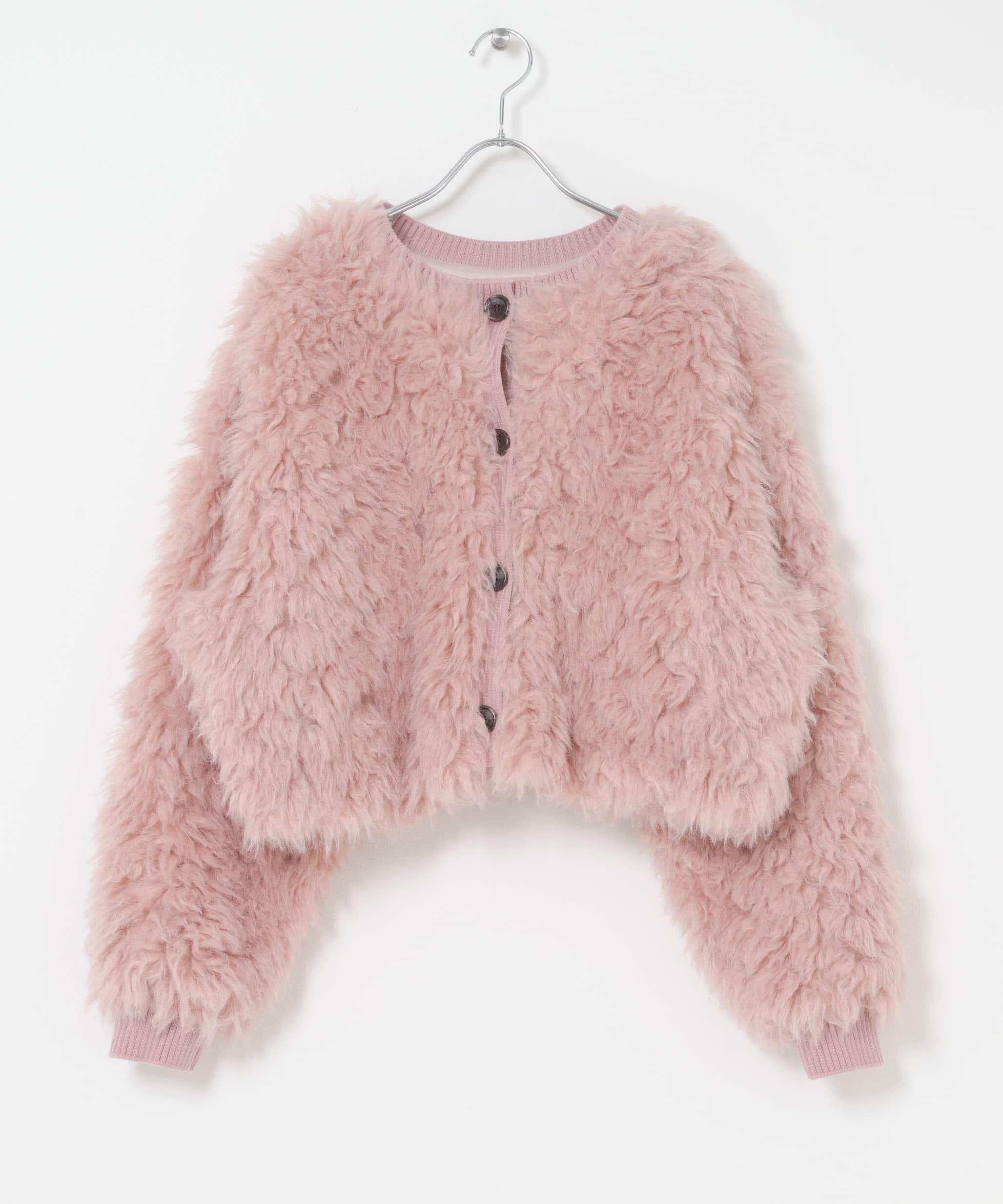 URBAN RESEARCH ROSSO「THINK FUR　2Way Fur Knit Tops」|ニット・セーター|