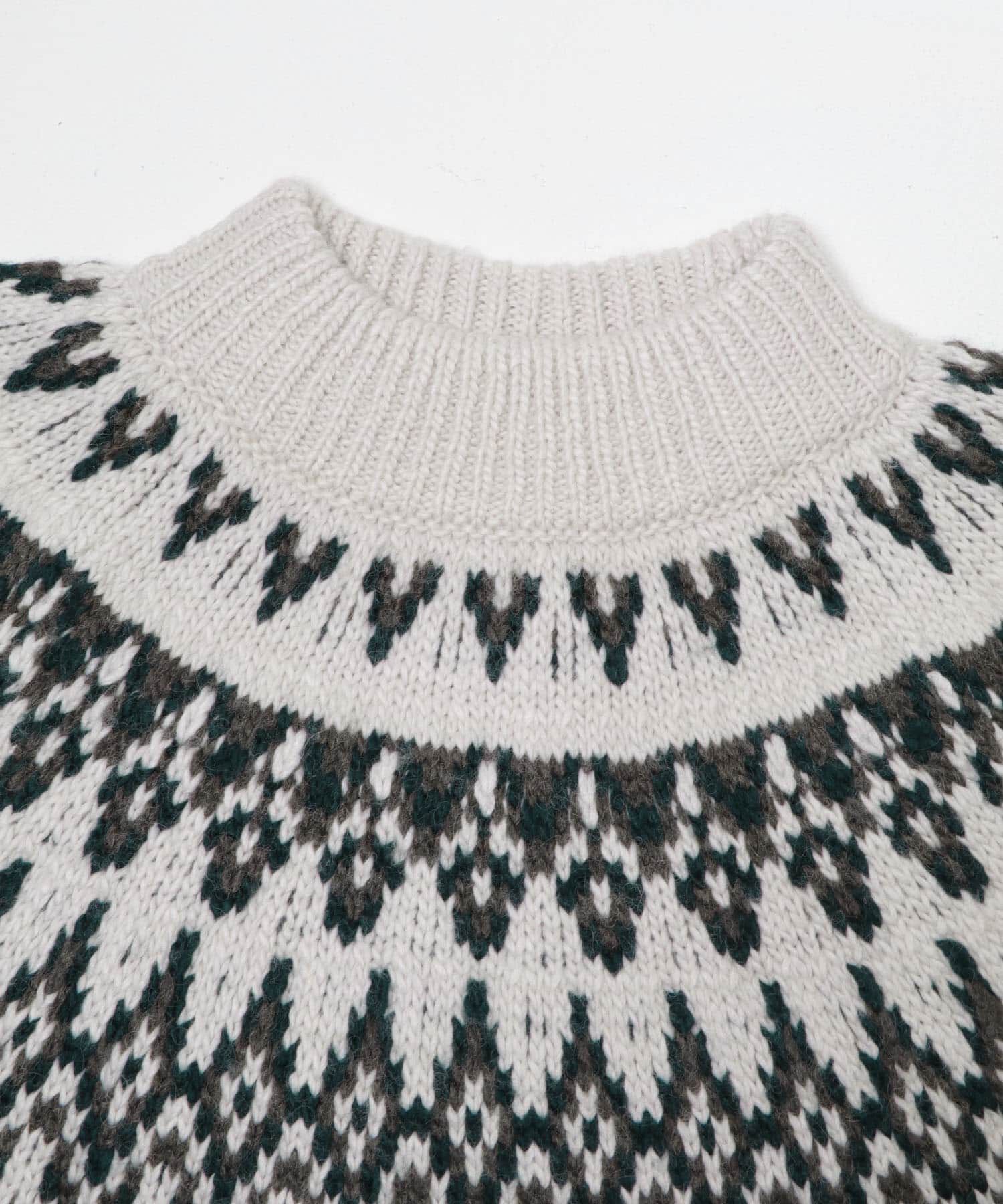 URBAN RESEARCH DOORS「求心柄モックネックニット」|ニット・セーター|