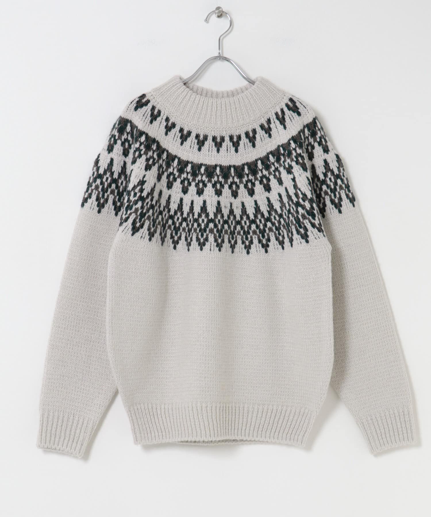 URBAN RESEARCH DOORS「求心柄モックネックニット」|ニット・セーター|