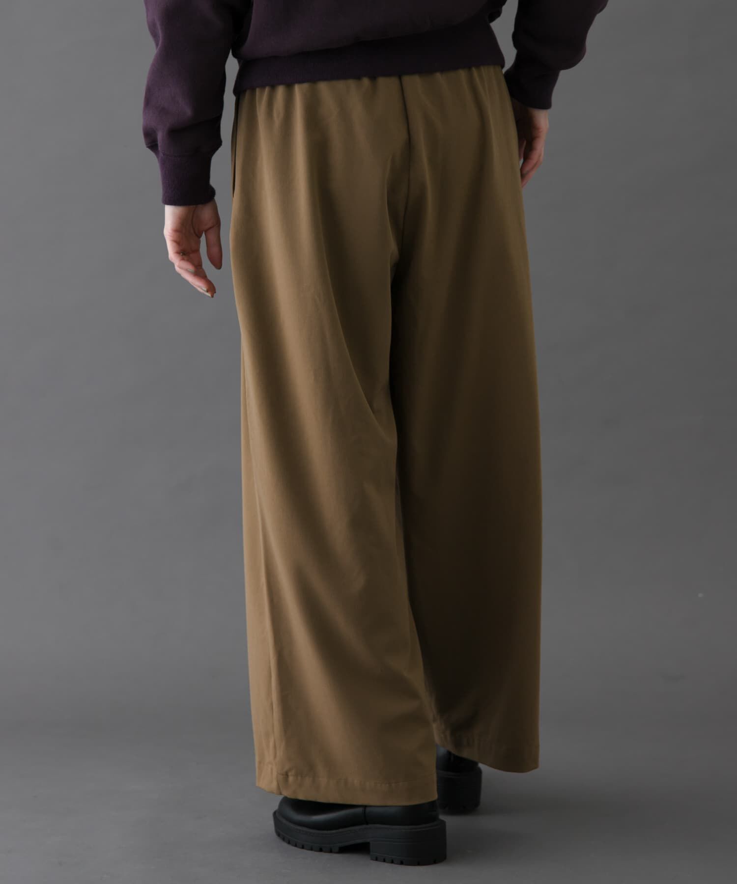 URBAN RESEARCH DOORS「FORK&SPOON　ウールライクツータックワイドパンツ」|その他|