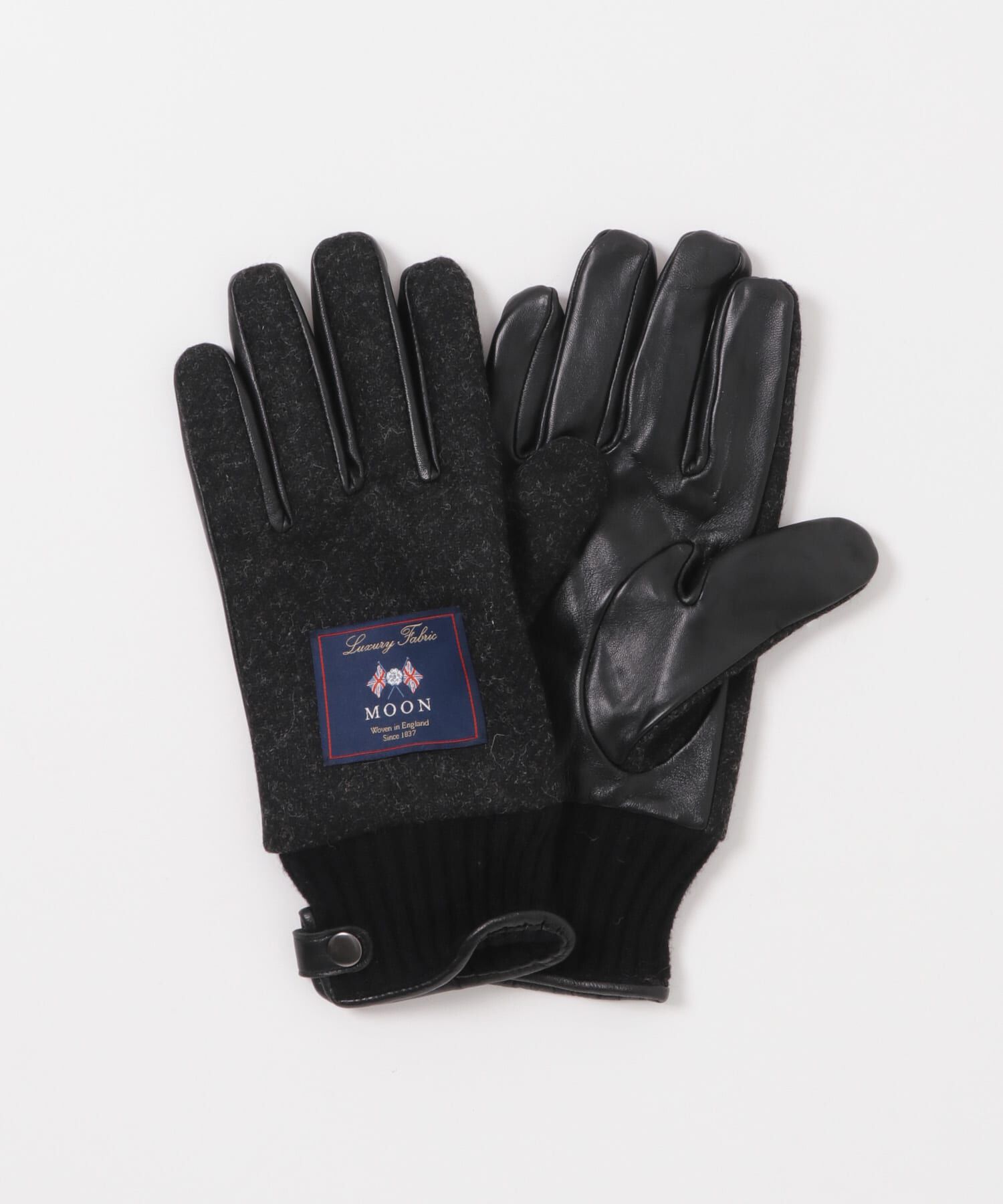 URBAN RESEARCH DOORS「MOONツイードレザーグローブ」|手袋|