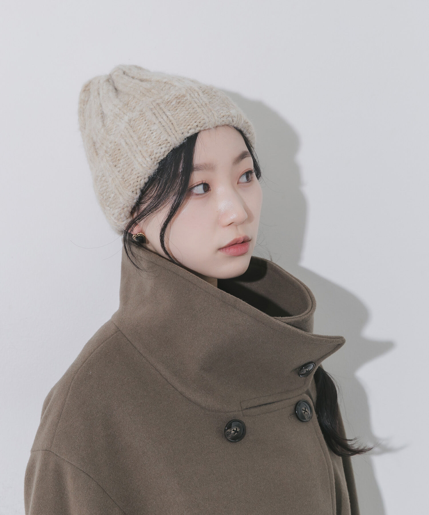 SMELLY「カラーミックスニットワッチ」|ニット帽|