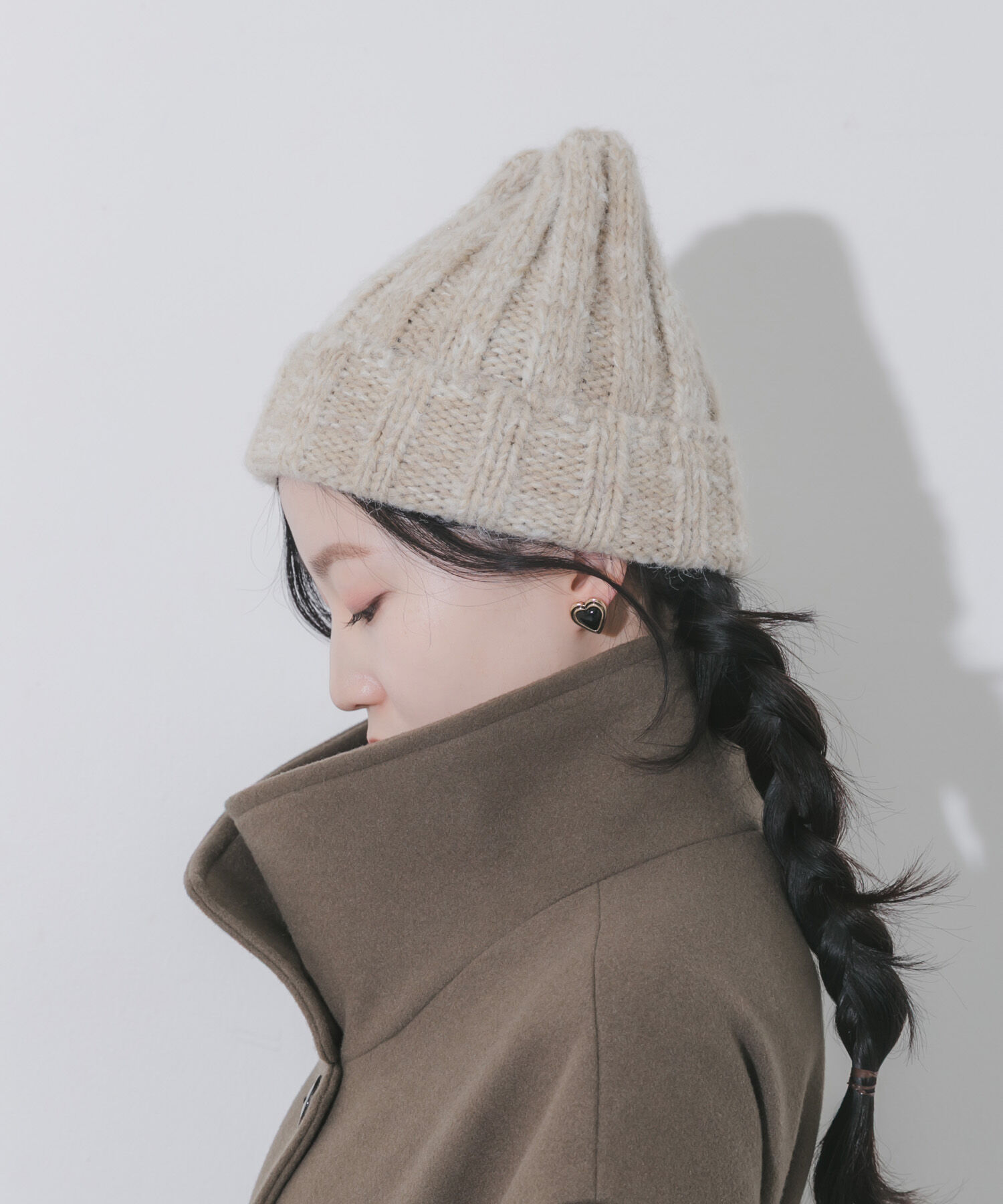 SMELLY「カラーミックスニットワッチ」|ニット帽|