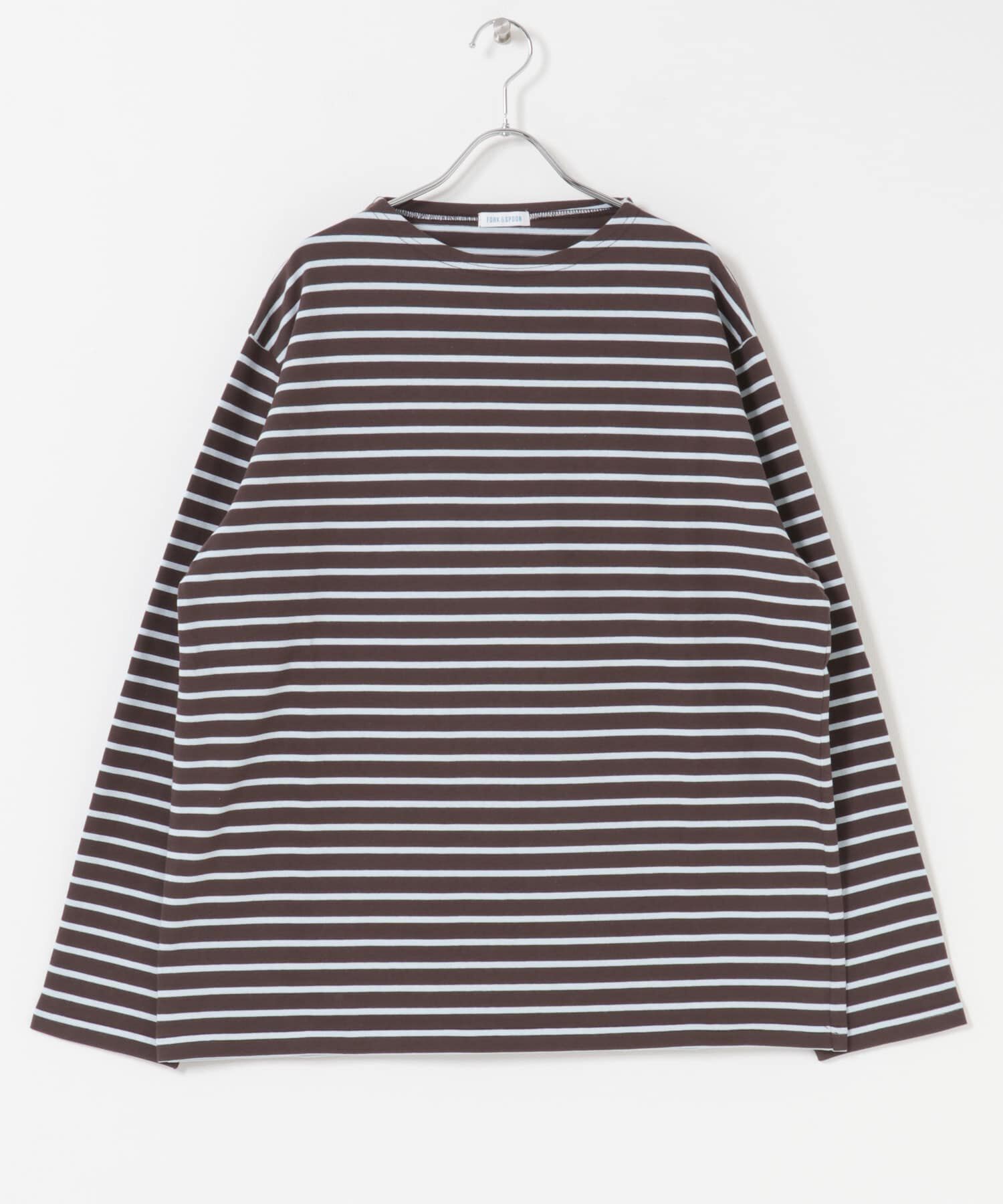 URBAN RESEARCH DOORS「FORK&SPOON　ボートネックボーダー」|Tシャツ・カットソー|