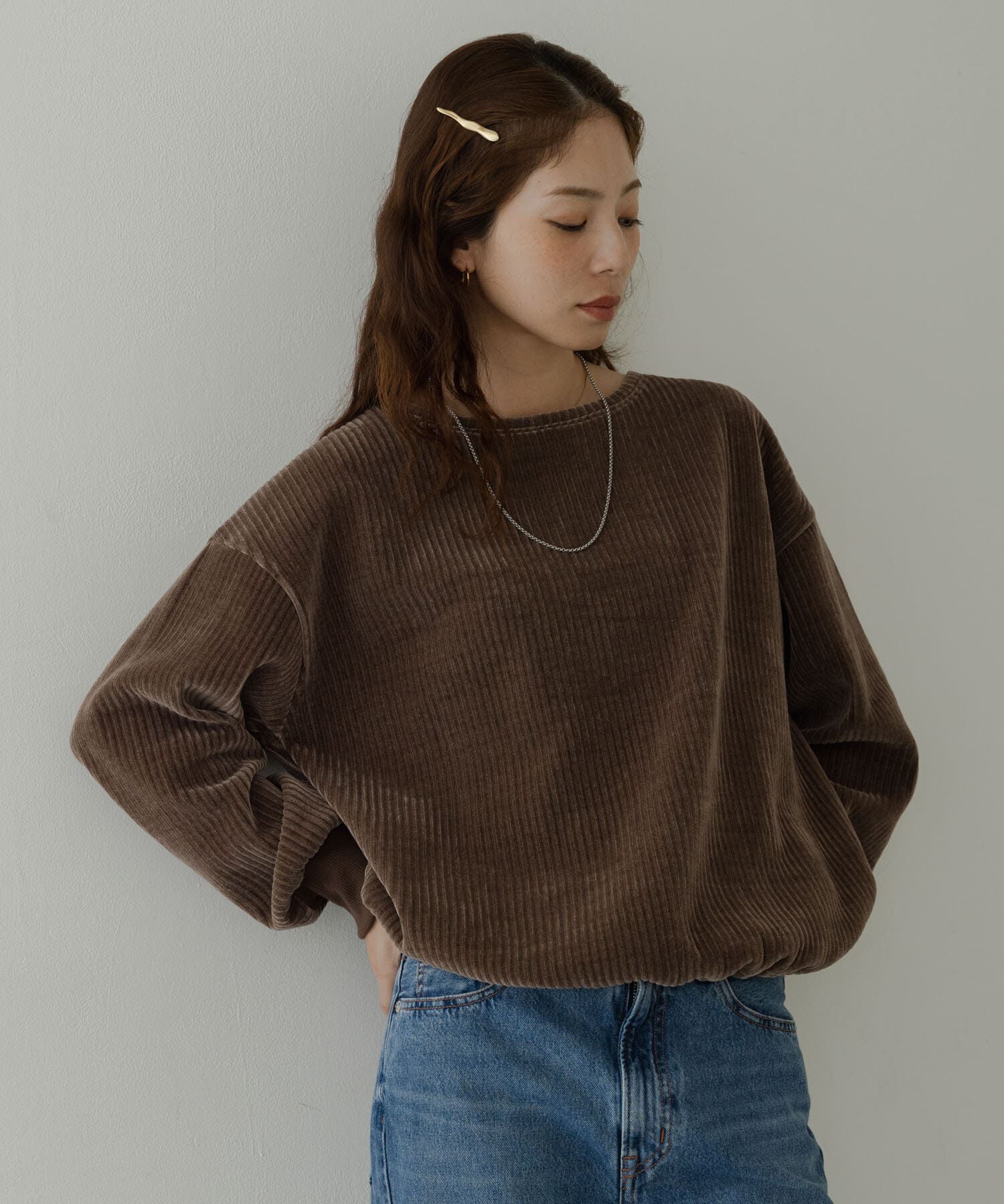 Sonny Label 「モールコーデュロイドロストプルオーバー」|Tシャツ・カットソー|