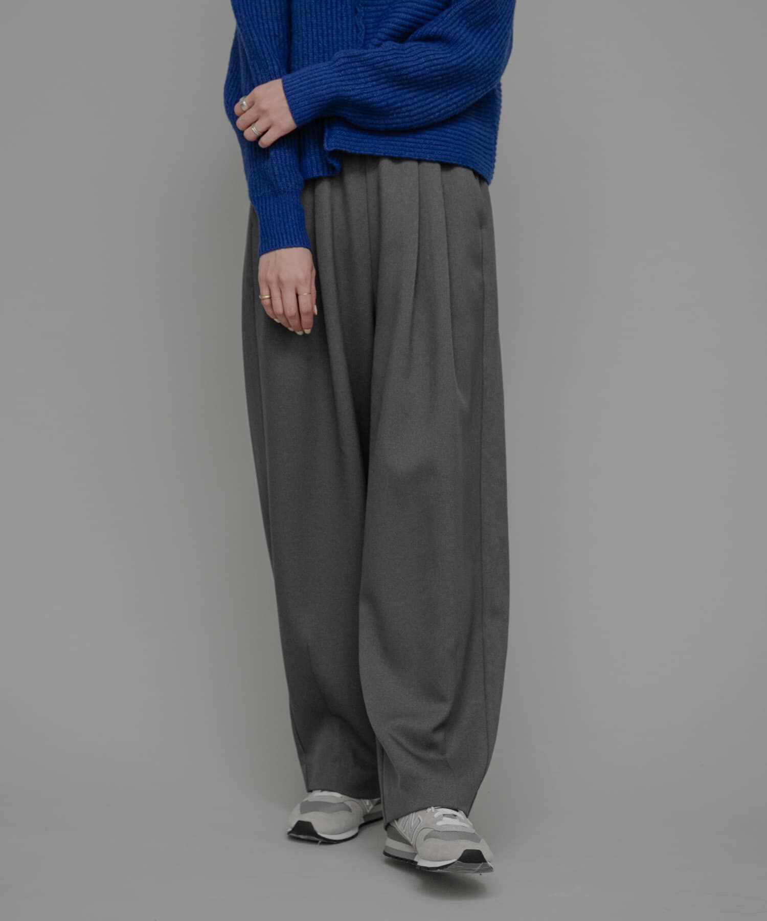 Sonny Label 「『UR TECH SMOOTHLUXE』イージーワイドコクーンパンツ」|その他|グレー