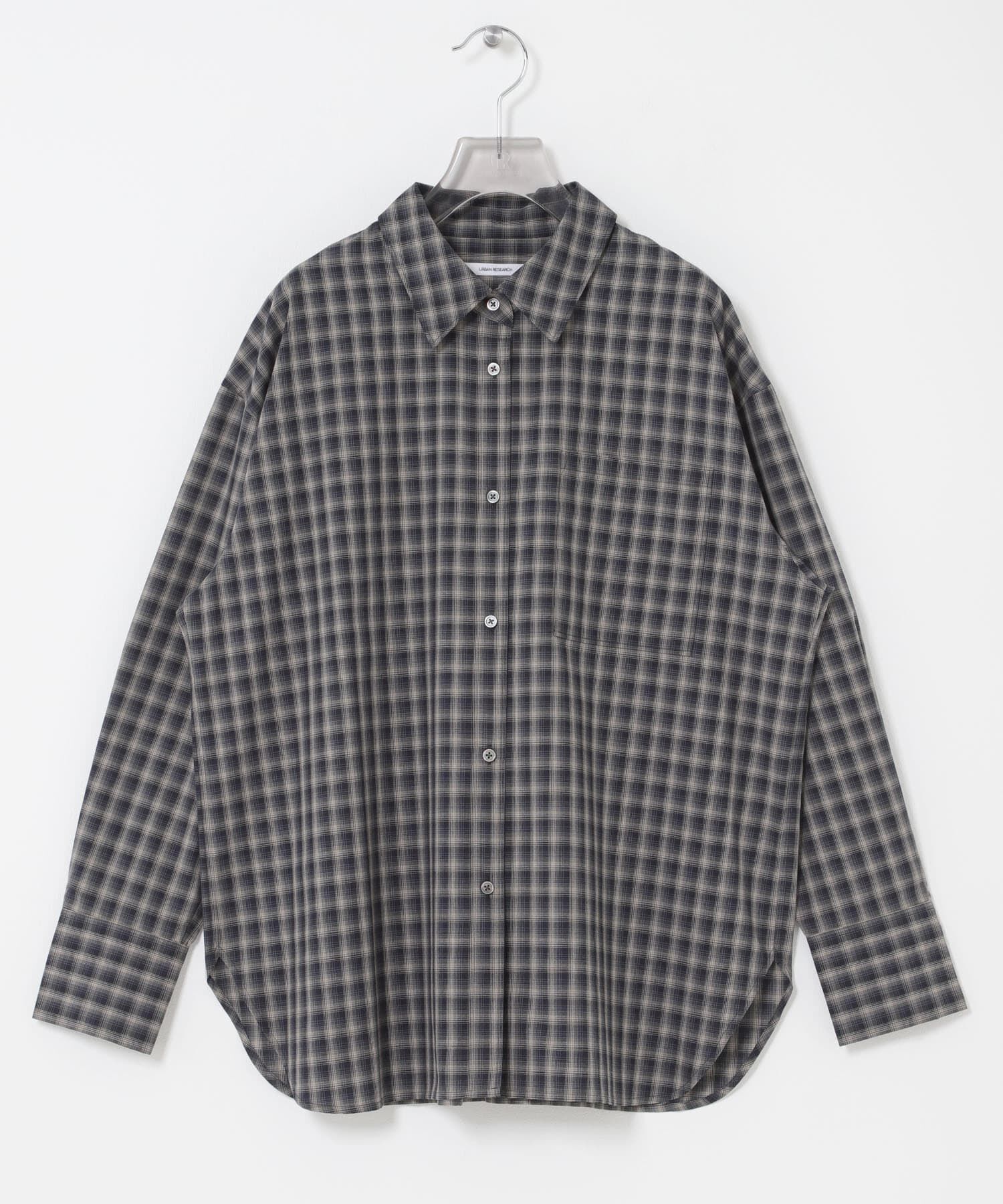 URBAN RESEARCH「レギュラーカラーチェックシャツ」|シャツ・ブラウス|