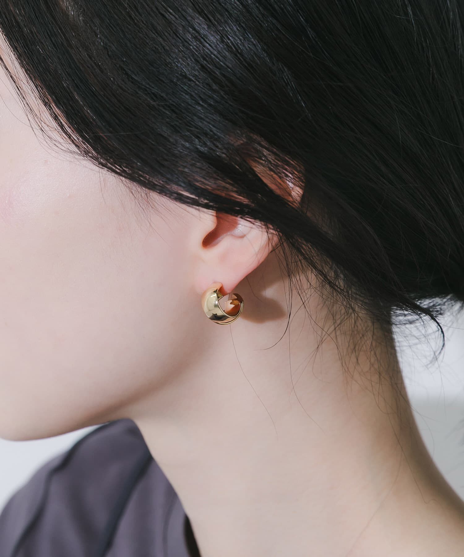 SMELLY「メタルツインカーブピアス」|ピアス|