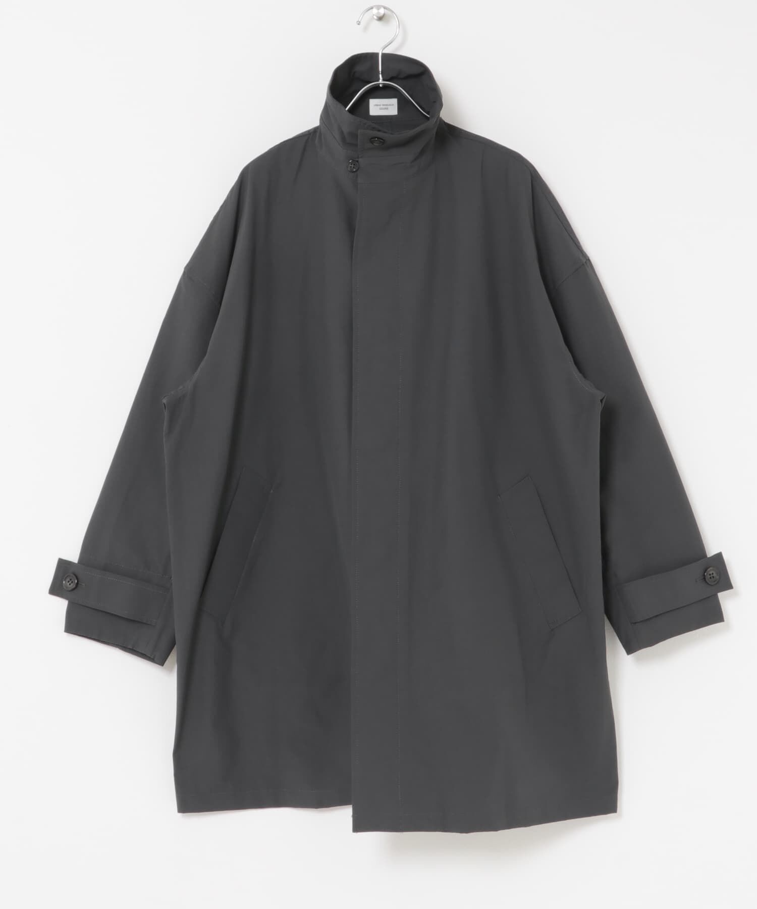 URBAN RESEARCH DOORS「『撥水』スタンドミドルコート」|ステンカラーコート|