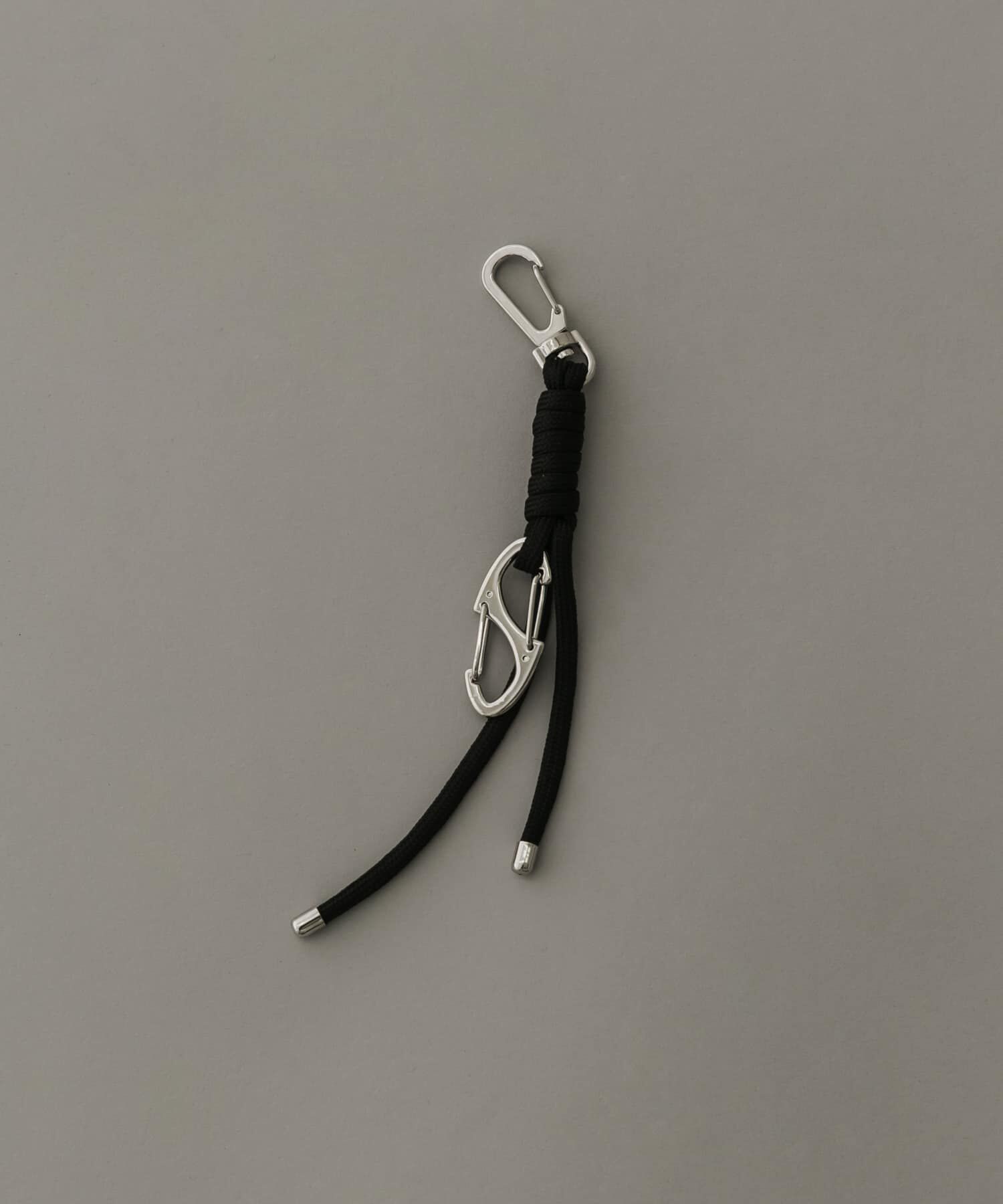 SMELLY「ブラックコードストラップ」|チャーム・キーホルダー|ブラック系その他