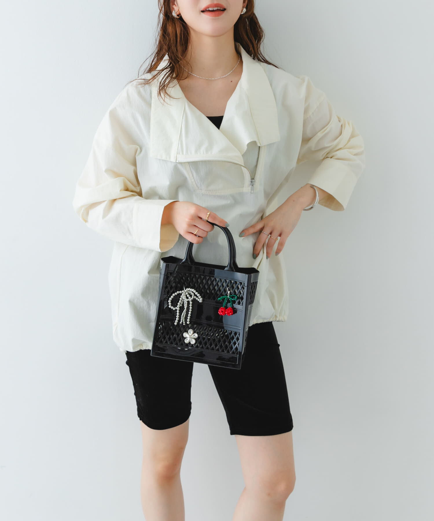 RODE SKO「チャームセットジェリーバッグ」|ハンドバッグ|