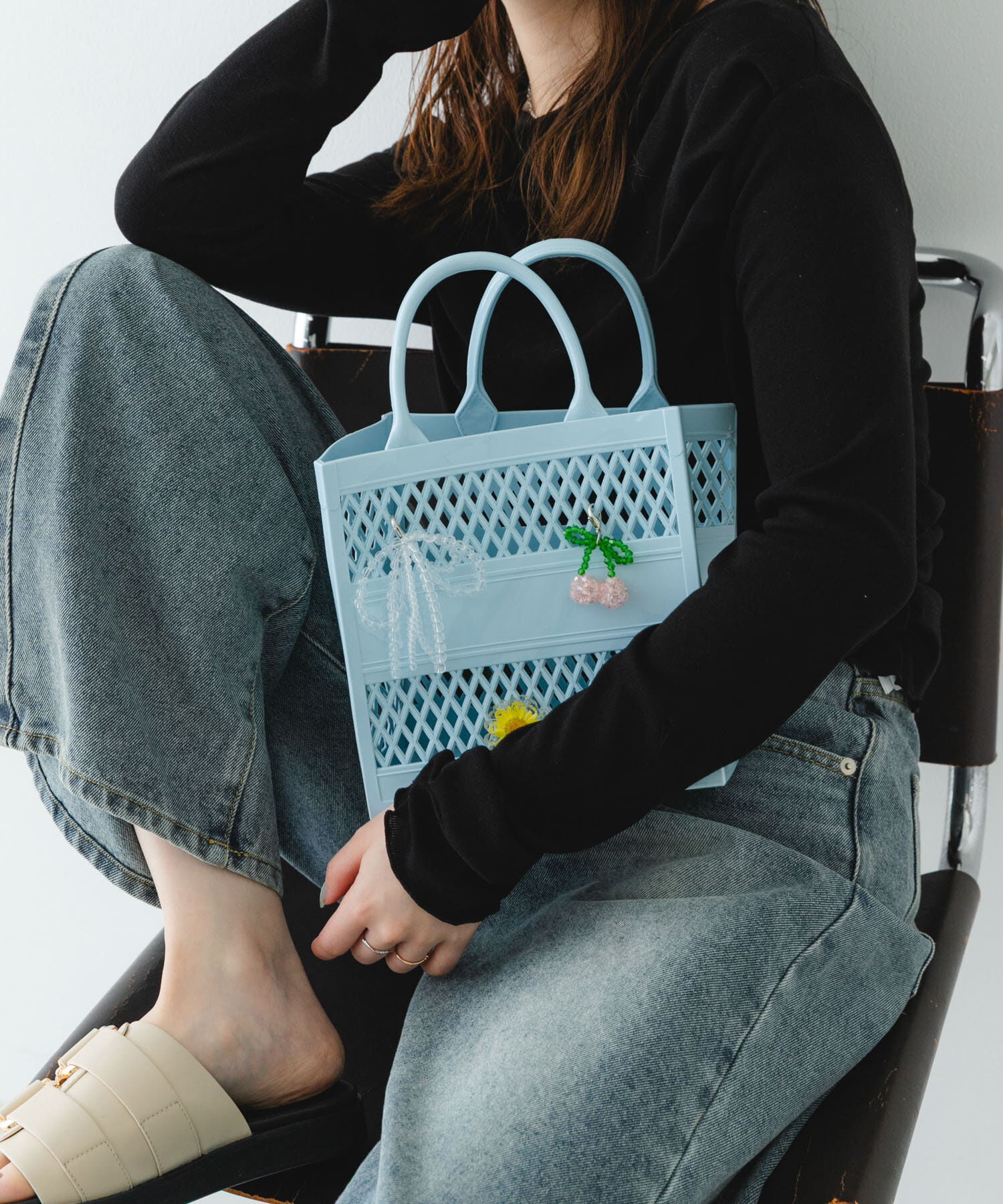 RODE SKO「チャームセットジェリーバッグ」|ハンドバッグ|