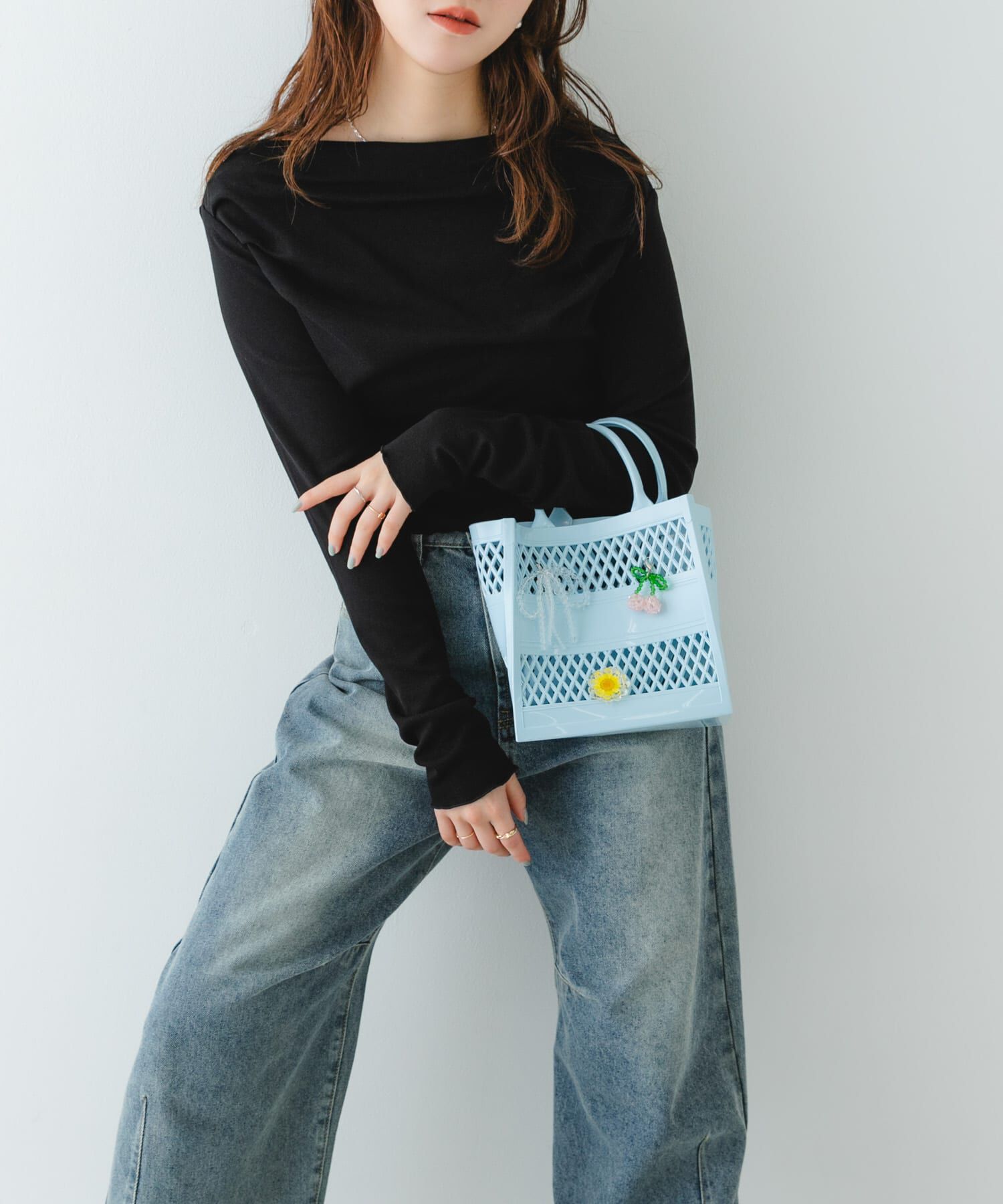 RODE SKO「チャームセットジェリーバッグ」|ハンドバッグ|