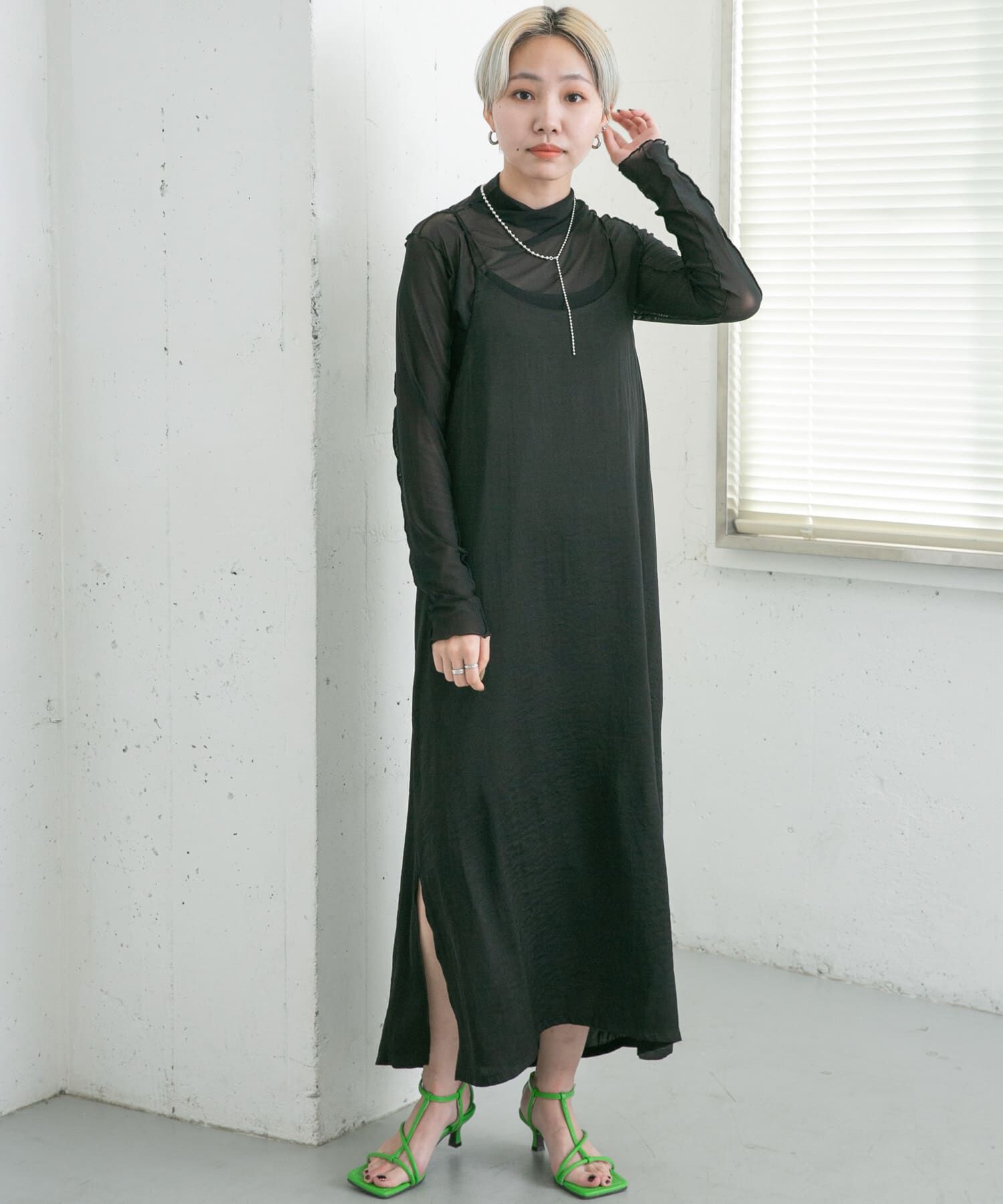  「チュールセットキャミワンピース」|ワンピース|