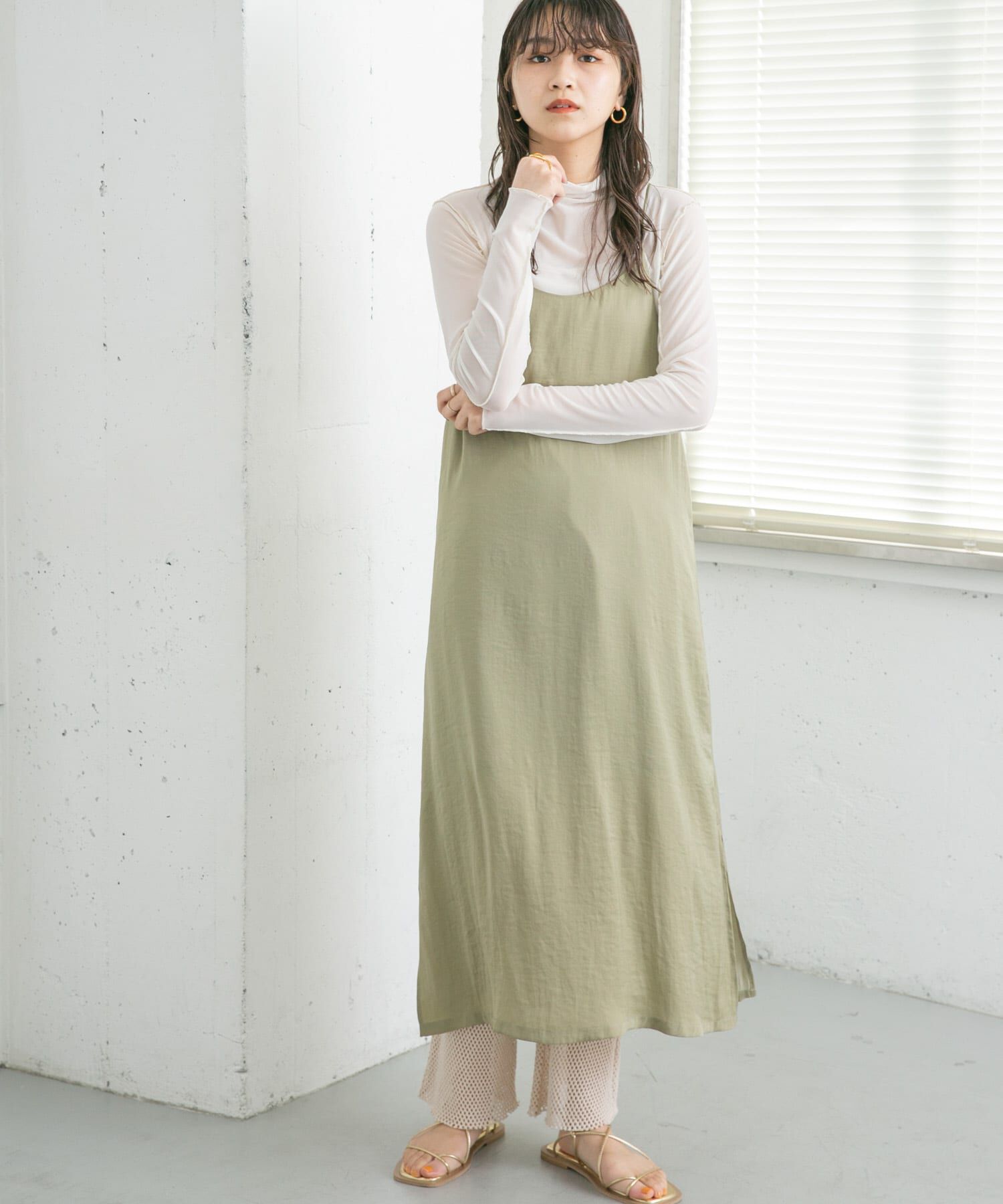  「チュールセットキャミワンピース」|ワンピース|