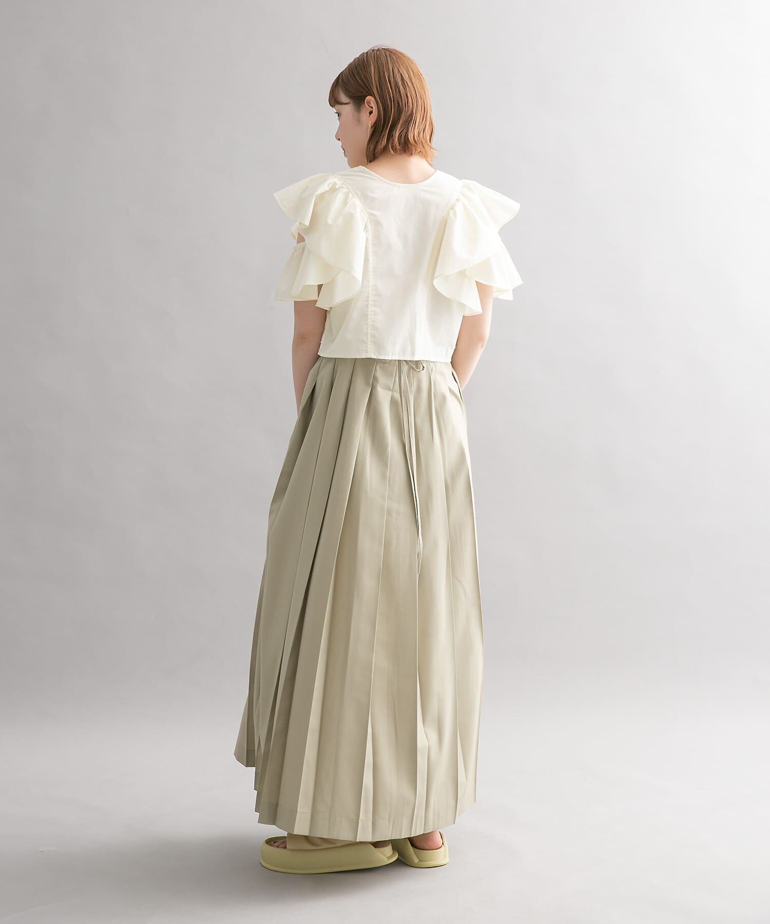  「プリーツキャミワンピース」|ワンピース|