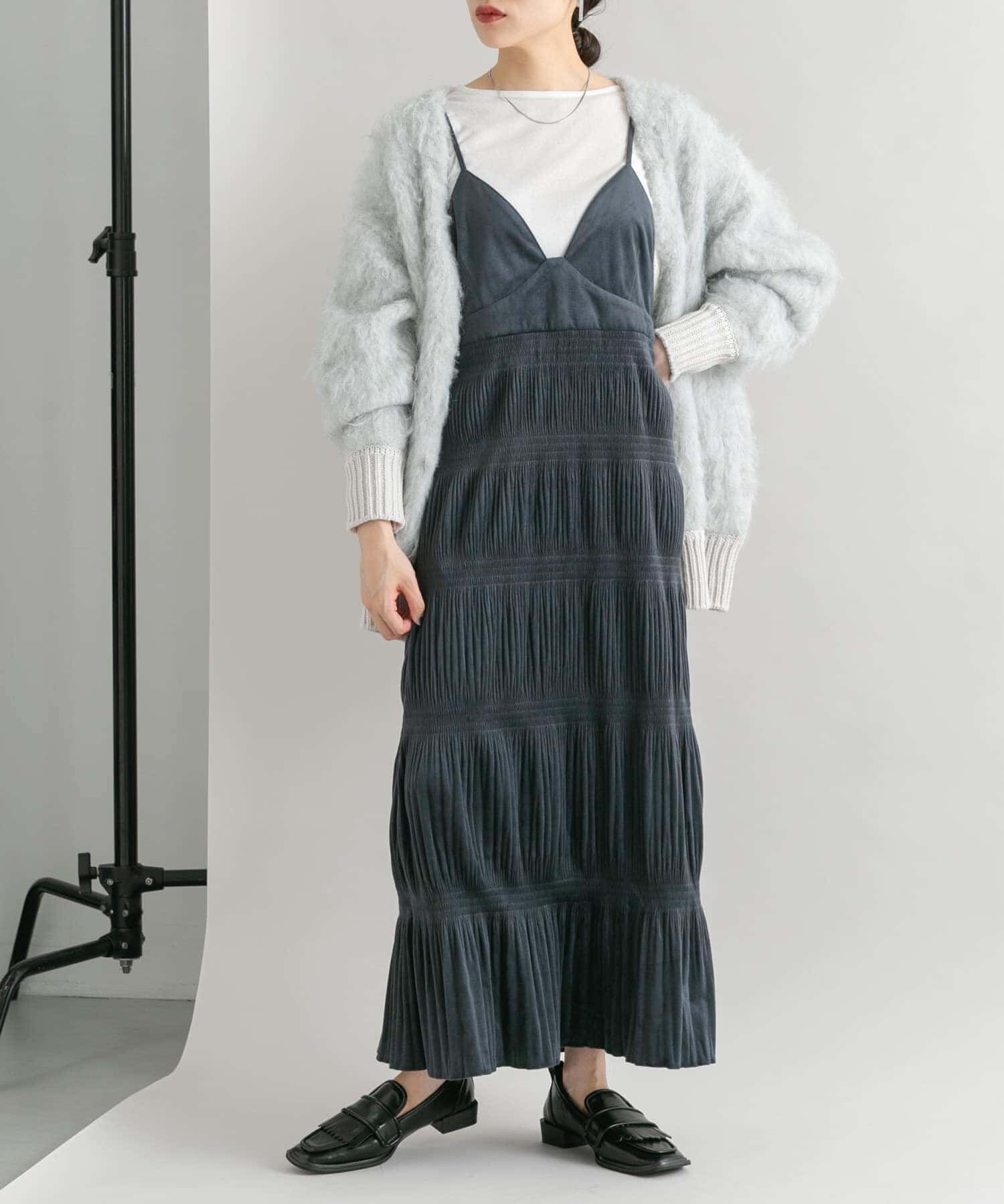  「マジョリカプリーツキャミワンピース」|ワンピース|