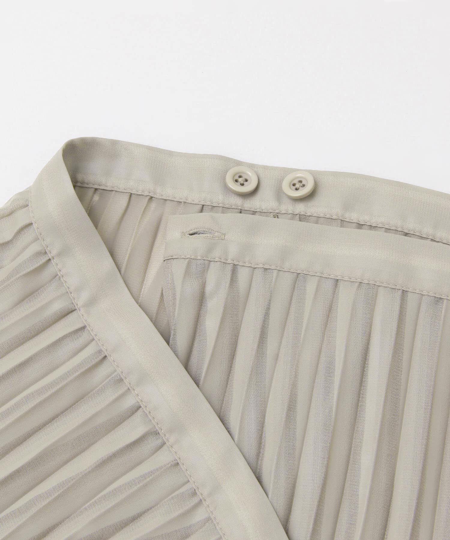  「シアーラッププリーツスカート」|スカート|