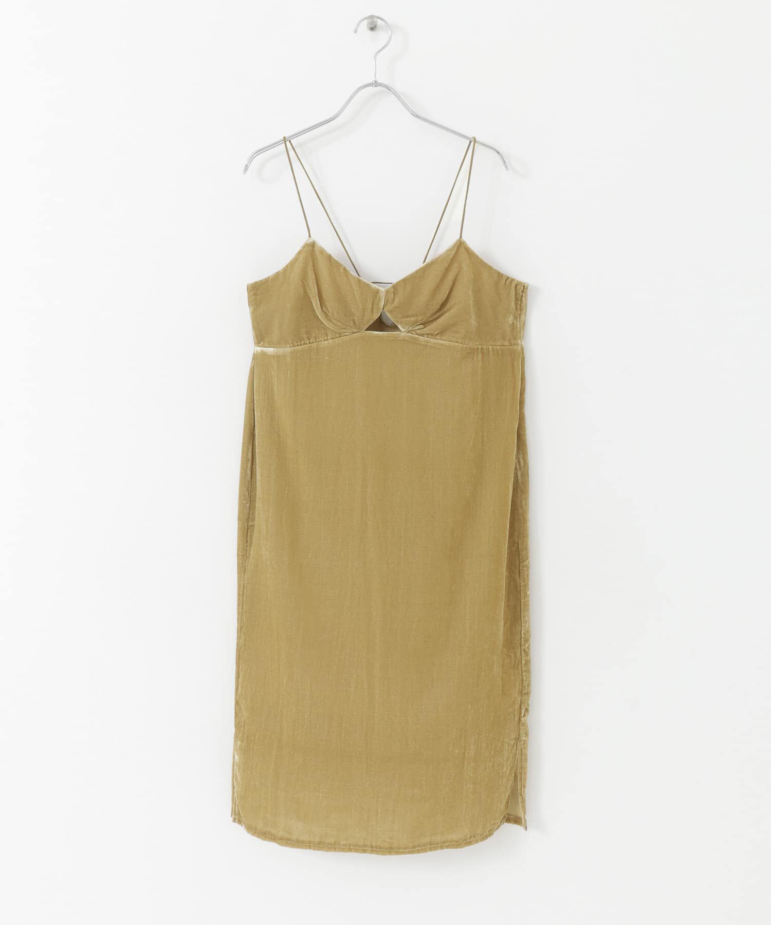  「ベロアキャミワンピース」|ワンピース|