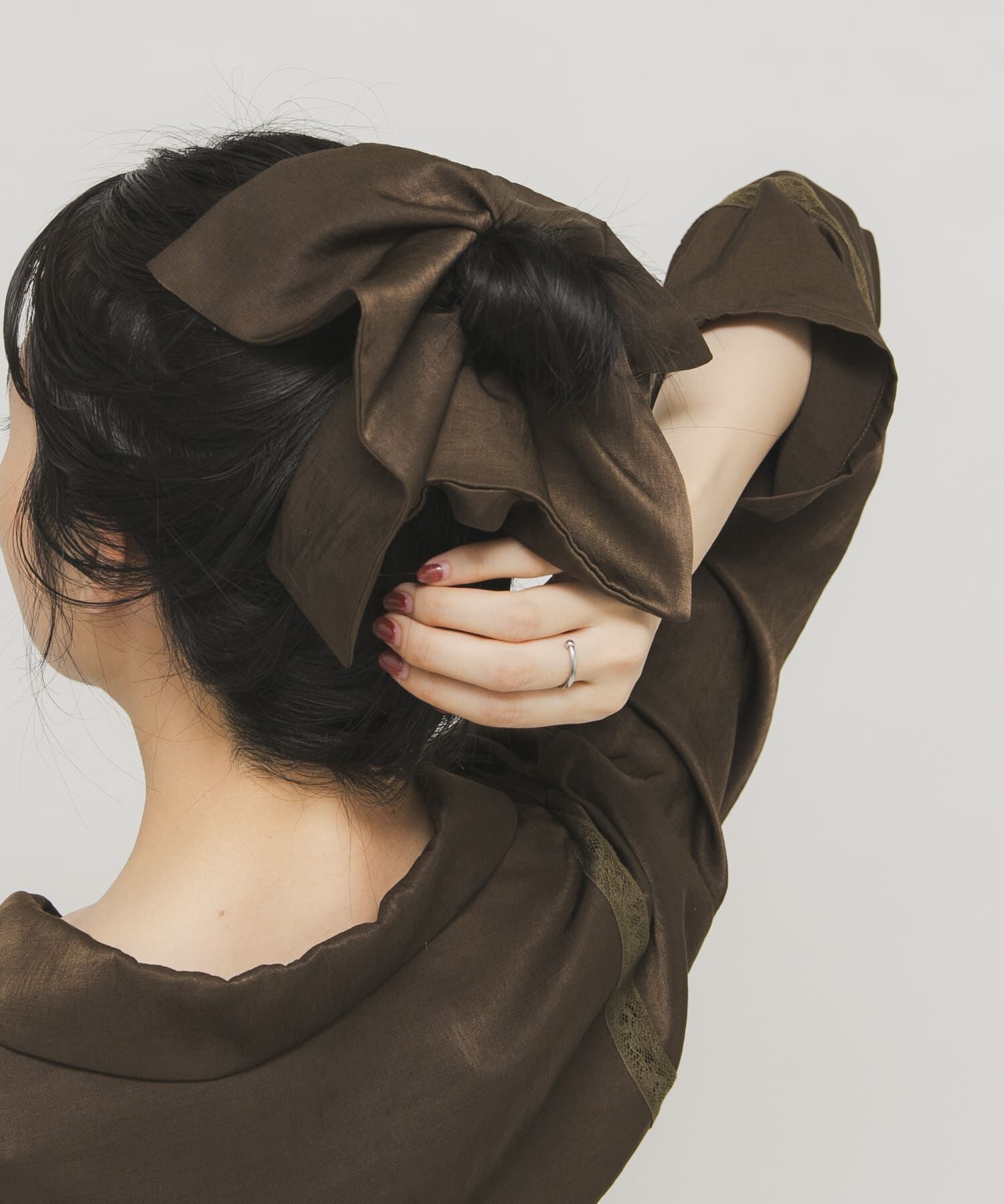  「サテンシュシュ(大)」|ヘアゴム・シュシュ|