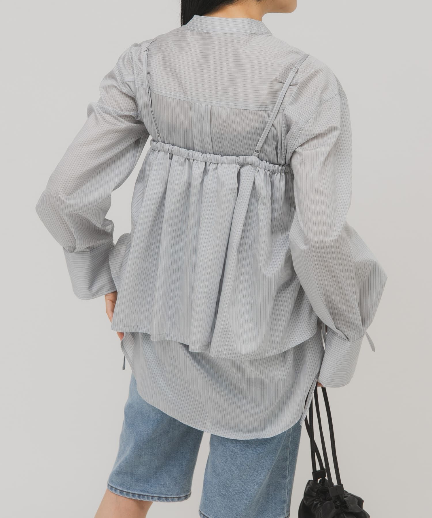  「スカートビスチェSETシャツ」|シャツ・ブラウス|