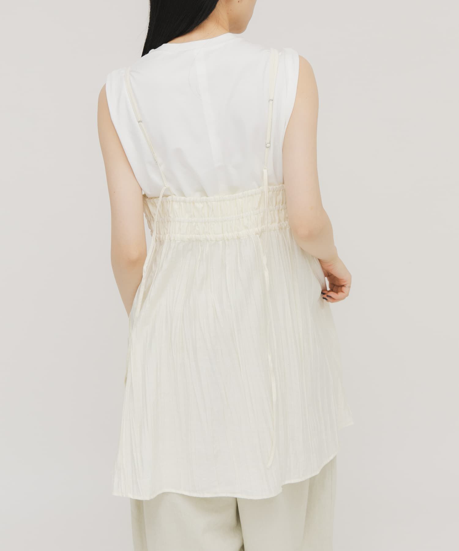  「リンクルミニキャミワンピース」|ワンピース|