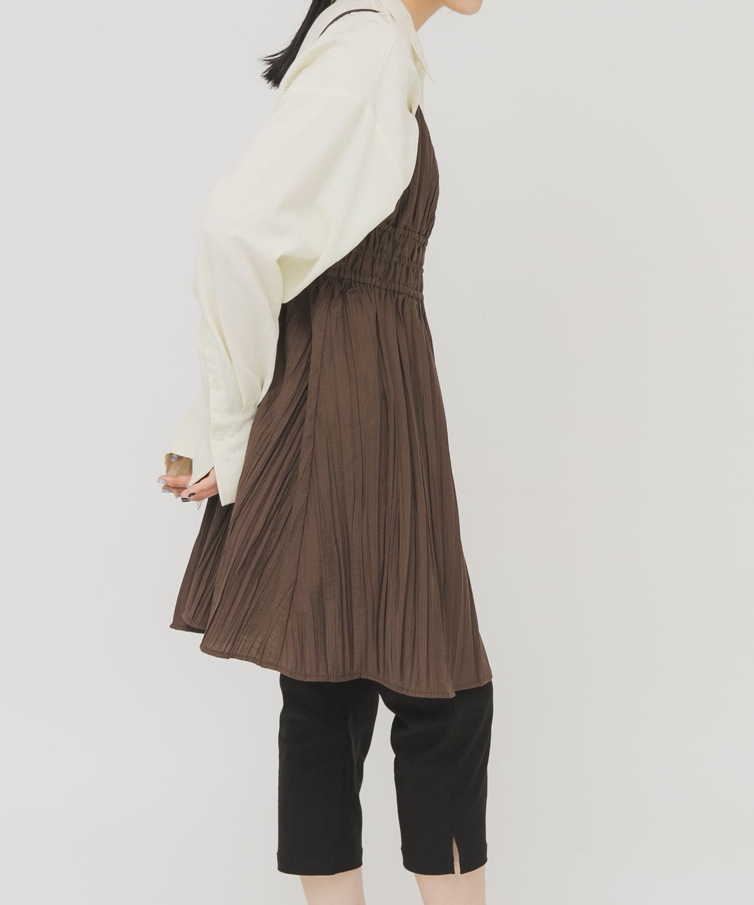  「リンクルミニキャミワンピース」|ワンピース|