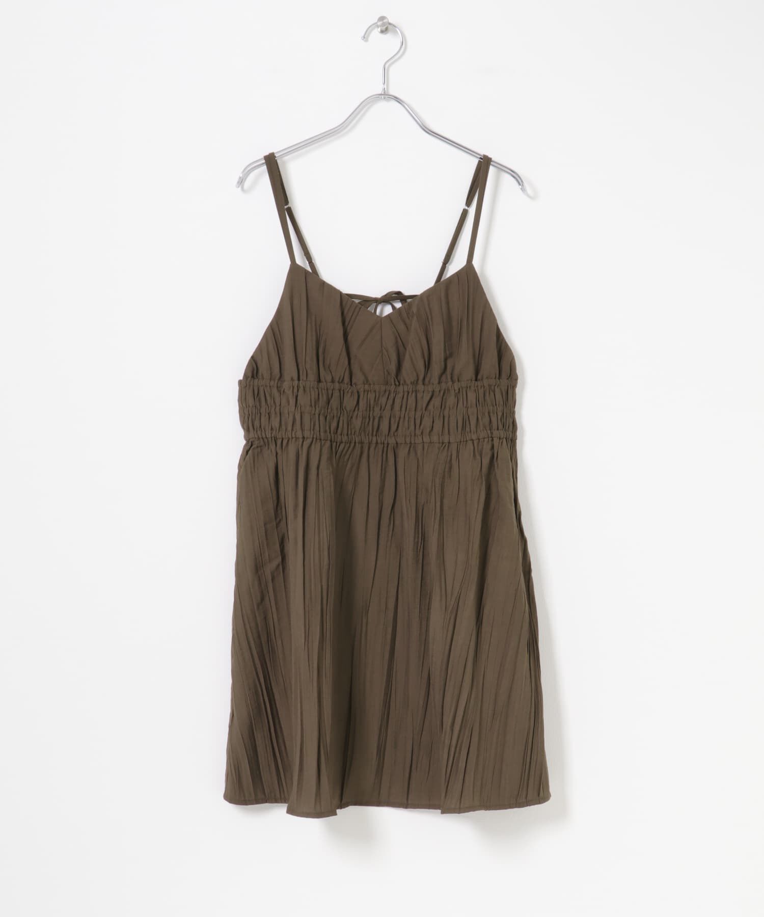  「リンクルミニキャミワンピース」|ワンピース|