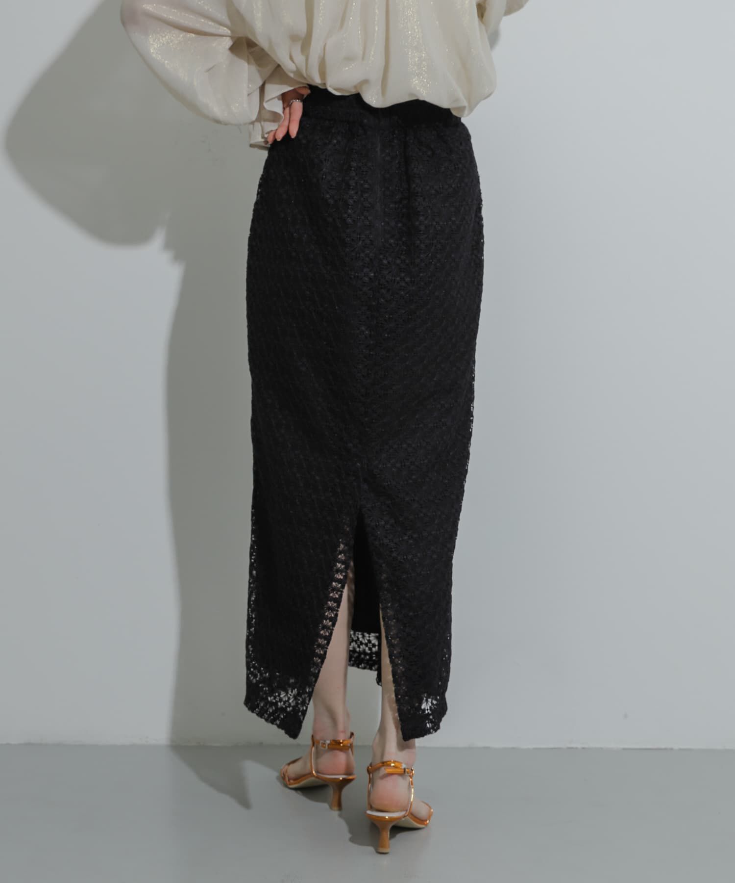 SENSE OF PLACE by URBAN RESEARCH「パイピングレーススカート」|スカート|